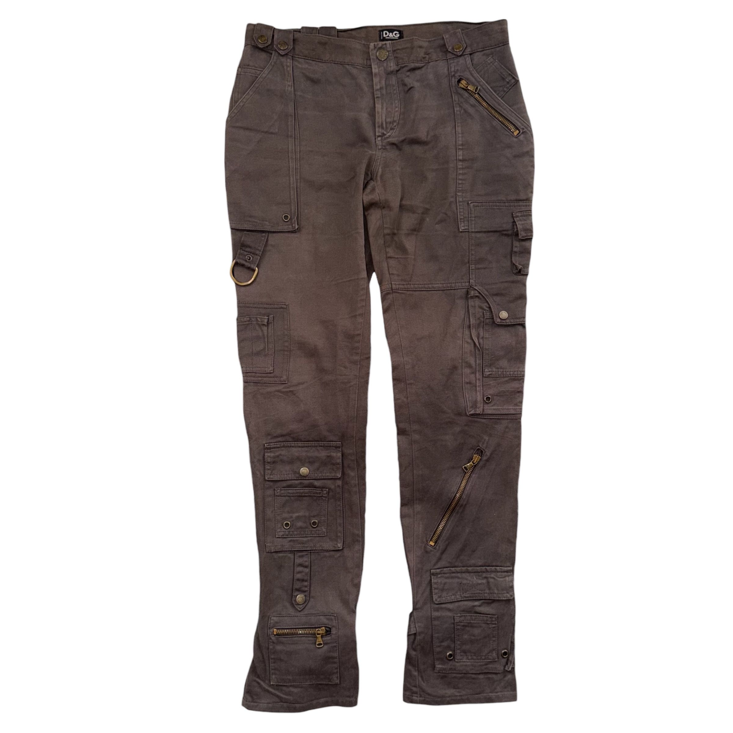 Dolce & Gabbana DOLCE & GABBANA AW2003 CARGO PANTS Size 28" / US 6 / IT 42 - 1 Thumbnail