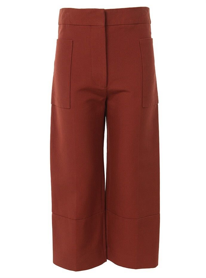 Marni Marni Burgundy Pocket Casual Pants Size 38" / US 16 / IT 52 - 1 Thumbnail
