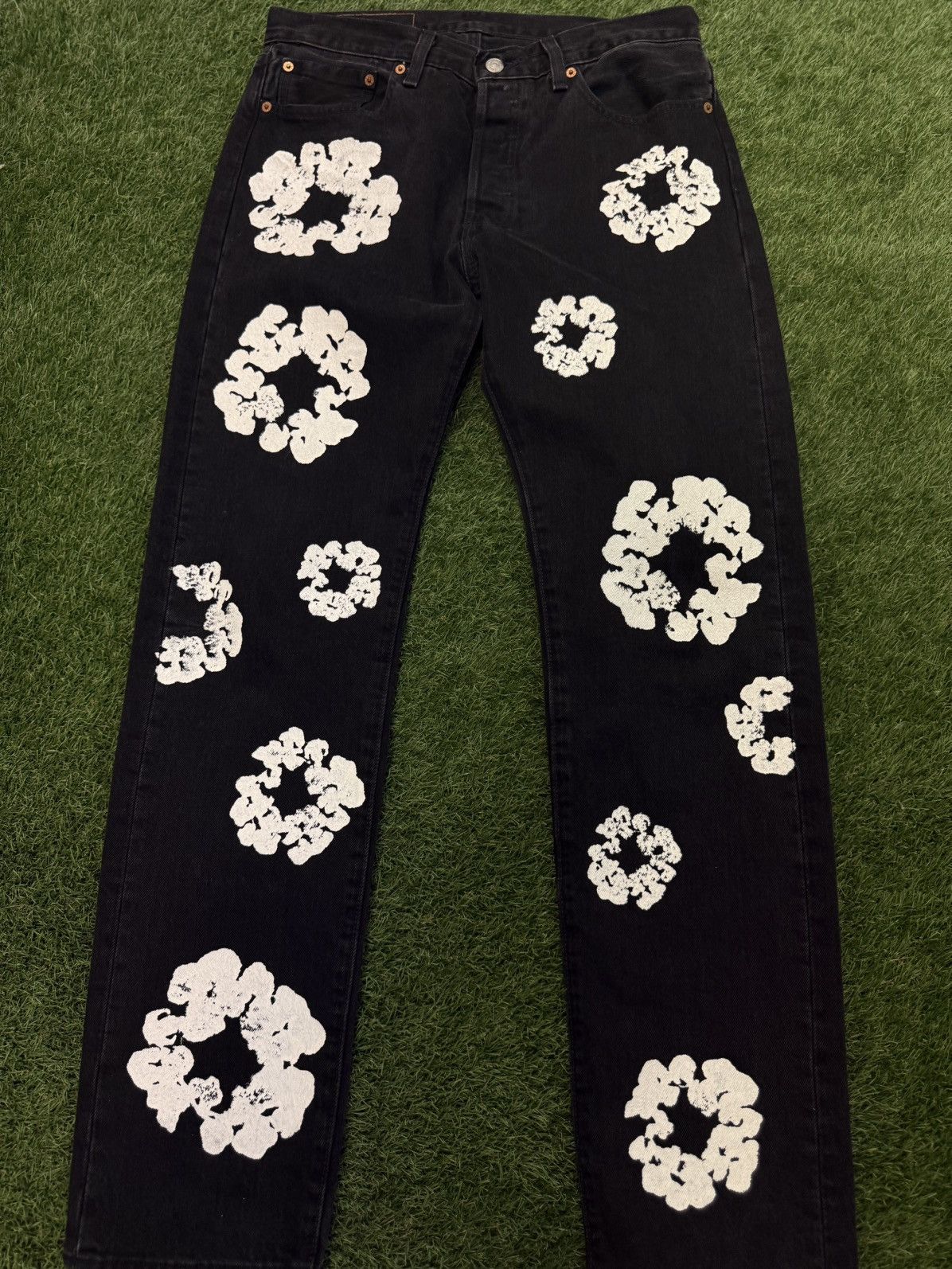 DENIM TEARS Denim Tears Jeans Size 32/32 Black Clean 🔥🧼 Size US 32 / EU 48 - 3 Thumbnail