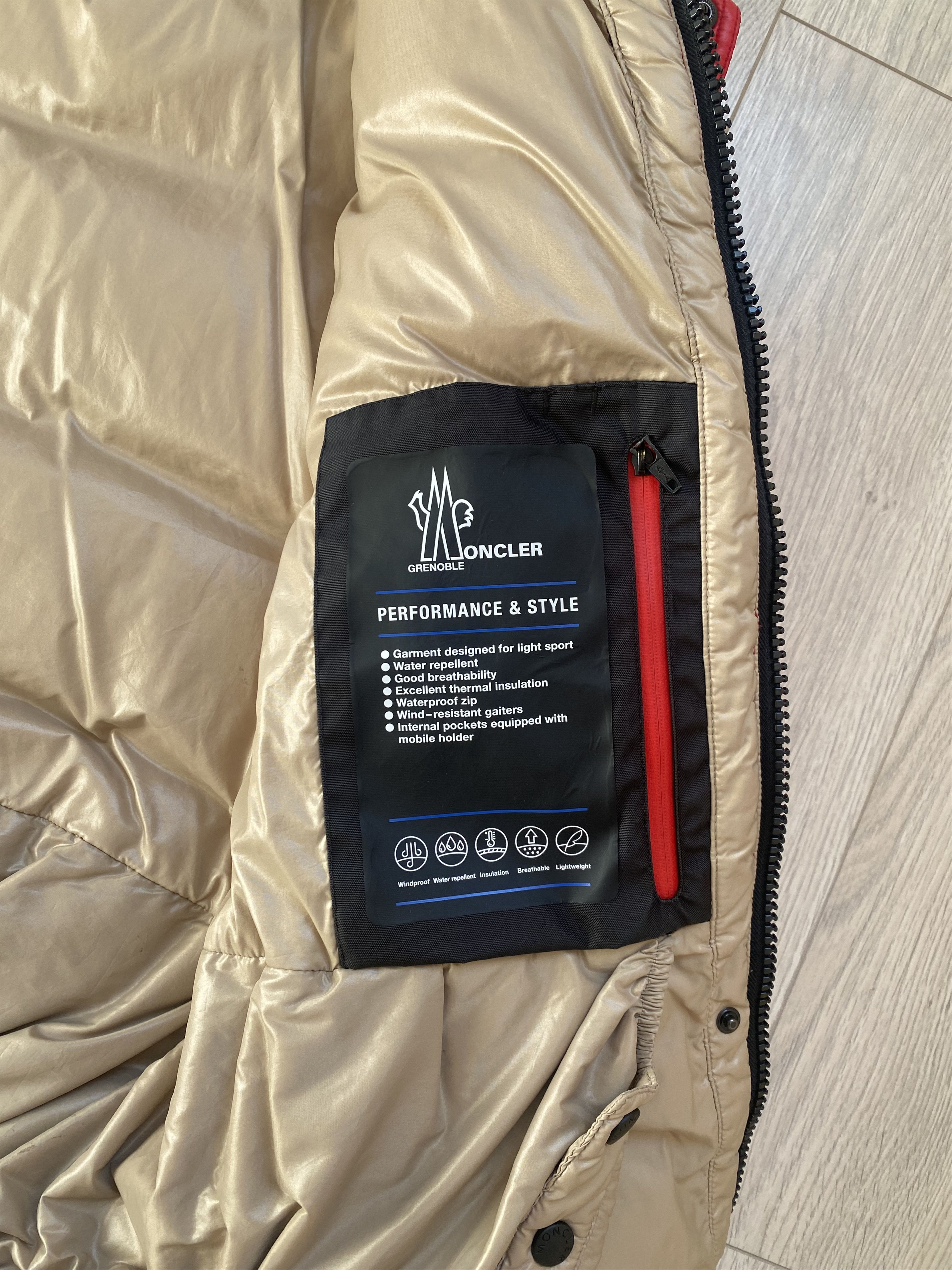 Moncler Moncler Genius Grenoble Arlaz Nylon Down Jacket In Red Size US M / EU 48-50 / 2 - 10 Thumbnail