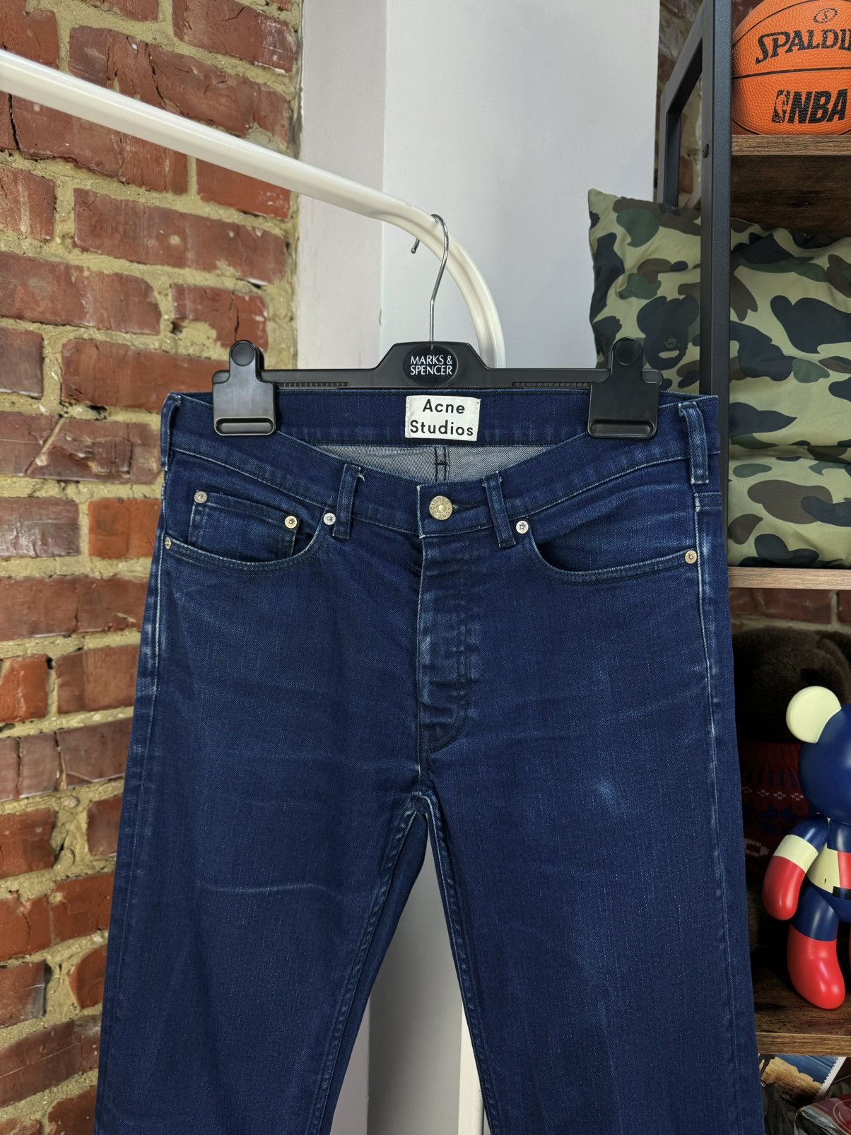 Acne Studios ACNE STUDIOS Roc Manhattan Blue Slim Jeans Size US 32 / EU 48 - 4 Thumbnail