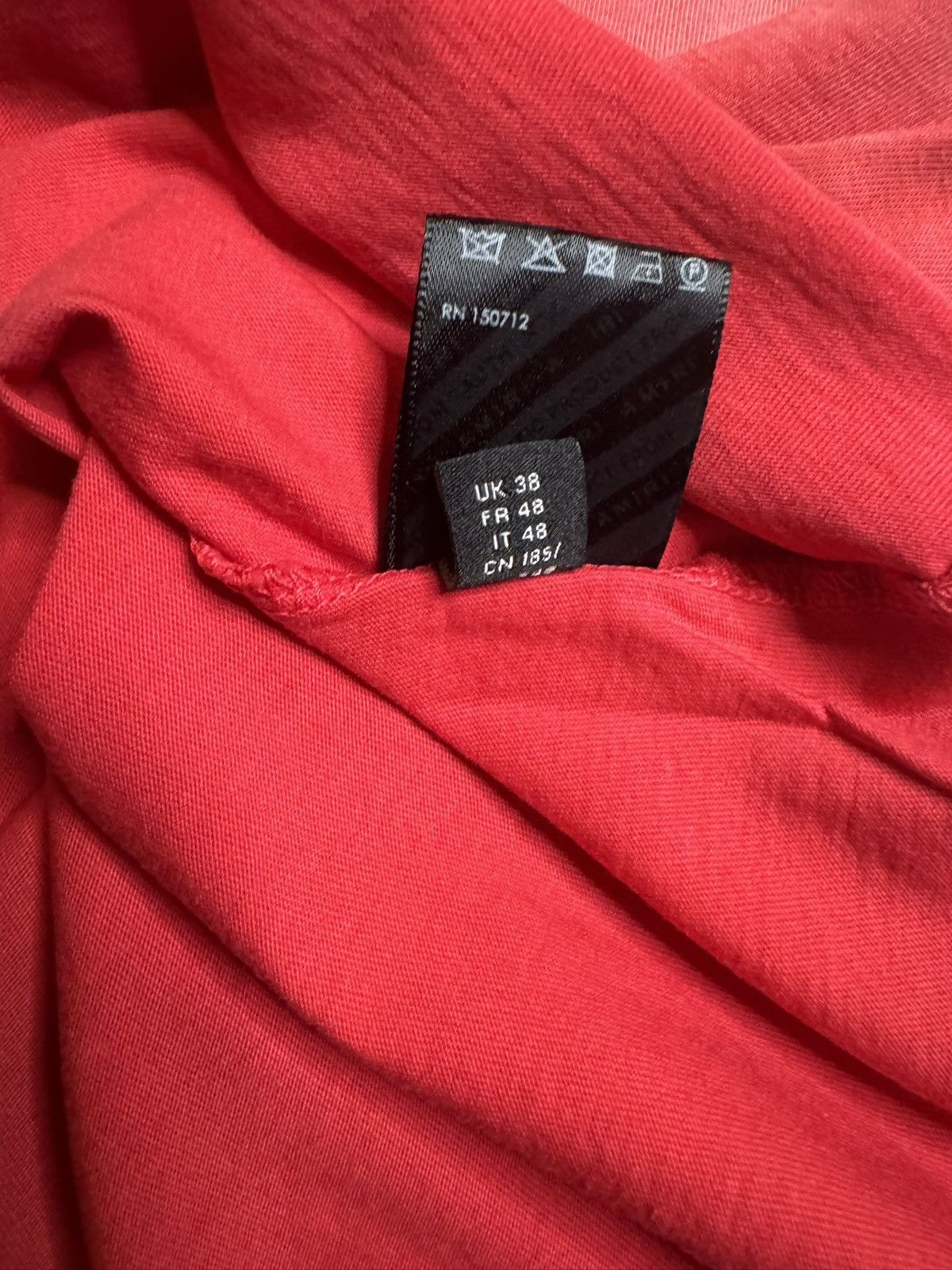 Amiri Amiri Red Collegiate Tee Size US M / EU 48-50 / 2 - 8 Thumbnail