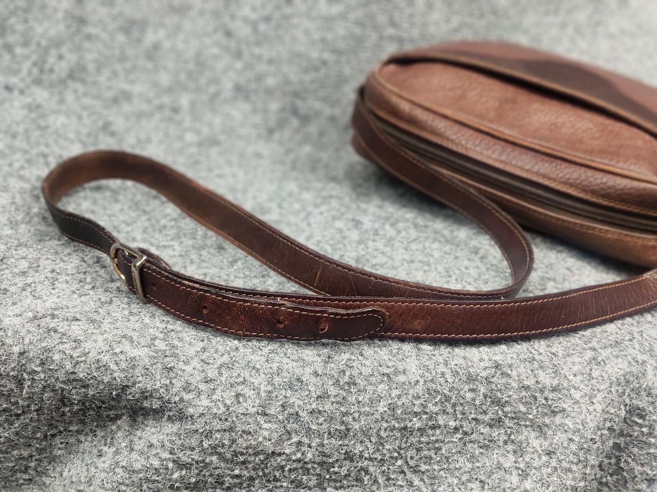 Burberry Vintage 90's Burberry brown leather messenger shoulder bag Size ONE SIZE - 16 Thumbnail