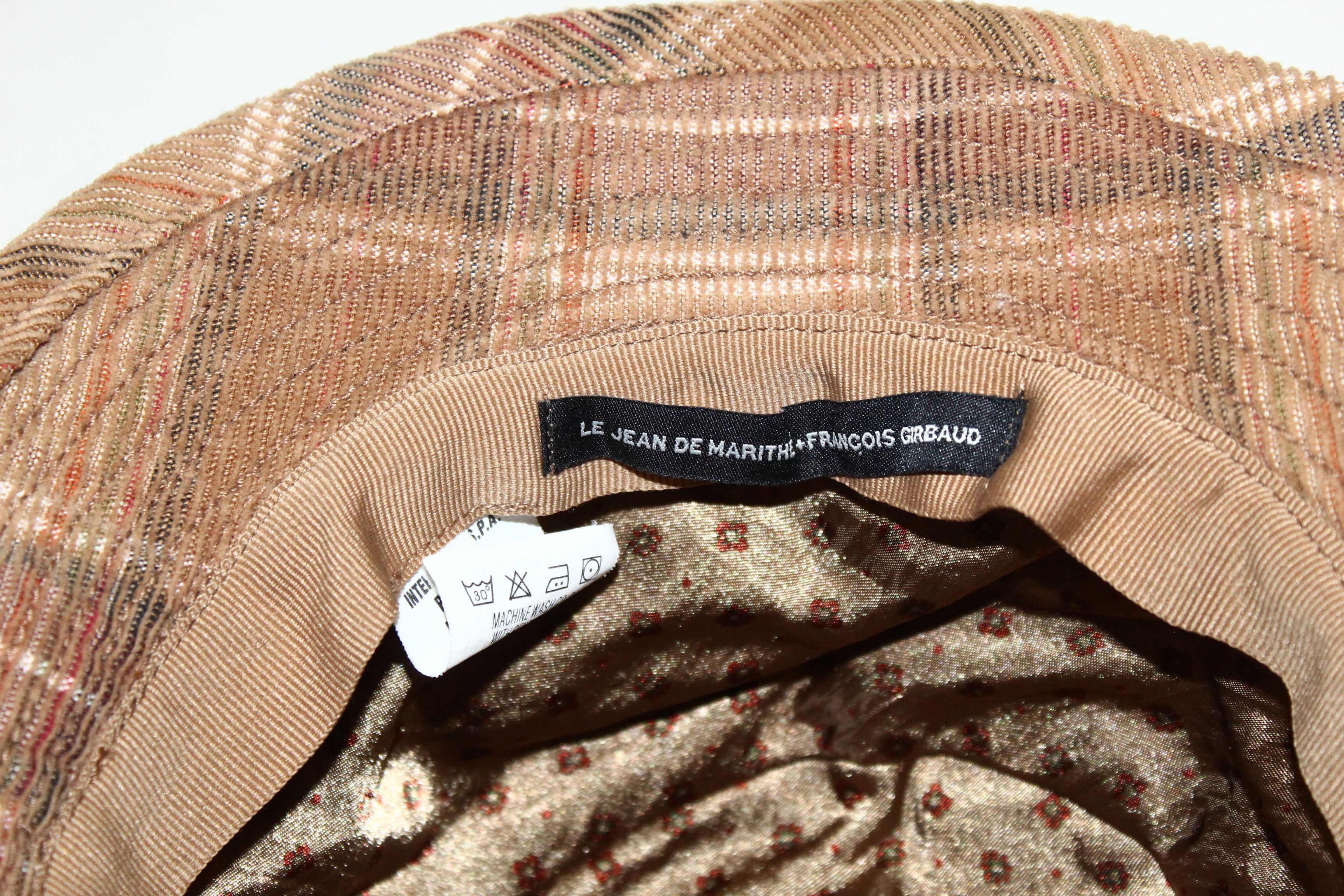 Japanese Brand 💥Le Jean de Marithe + Francois Girbaud Corduroy Bucket hat Size ONE SIZE - 10 Thumbnail