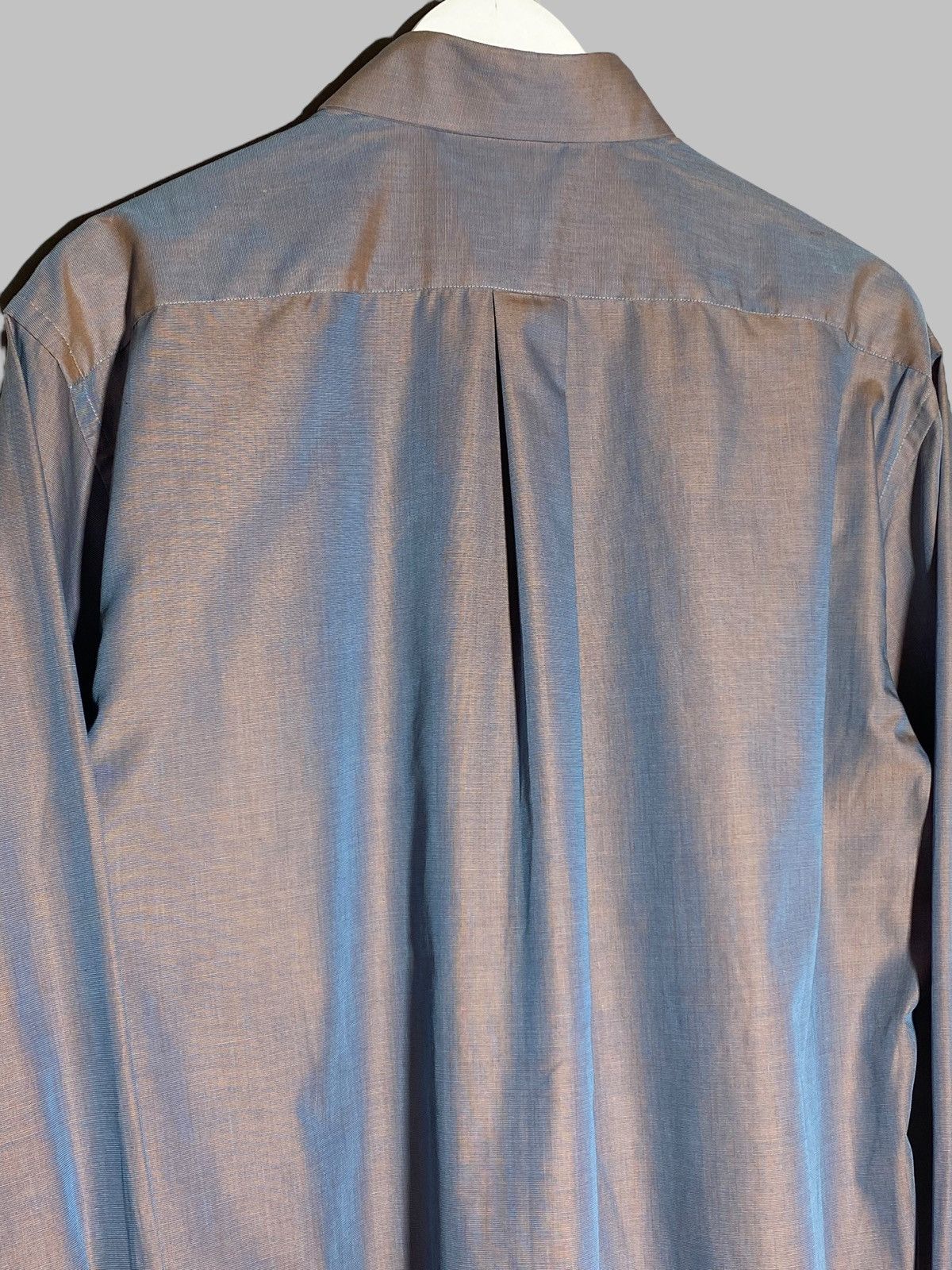 Kenzo Vintage Kenzo Homme Shimmer Two Tone Button Up Shirt Rare Size US M / EU 48-50 / 2 - 5 Thumbnail