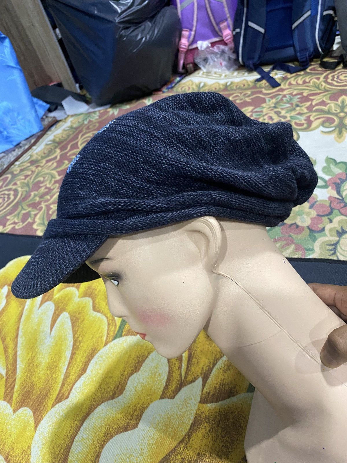 If Six Was Nine Y2K Skull Punk Bondage Beanie Hats Snowcap Size ONE SIZE - 6 Thumbnail