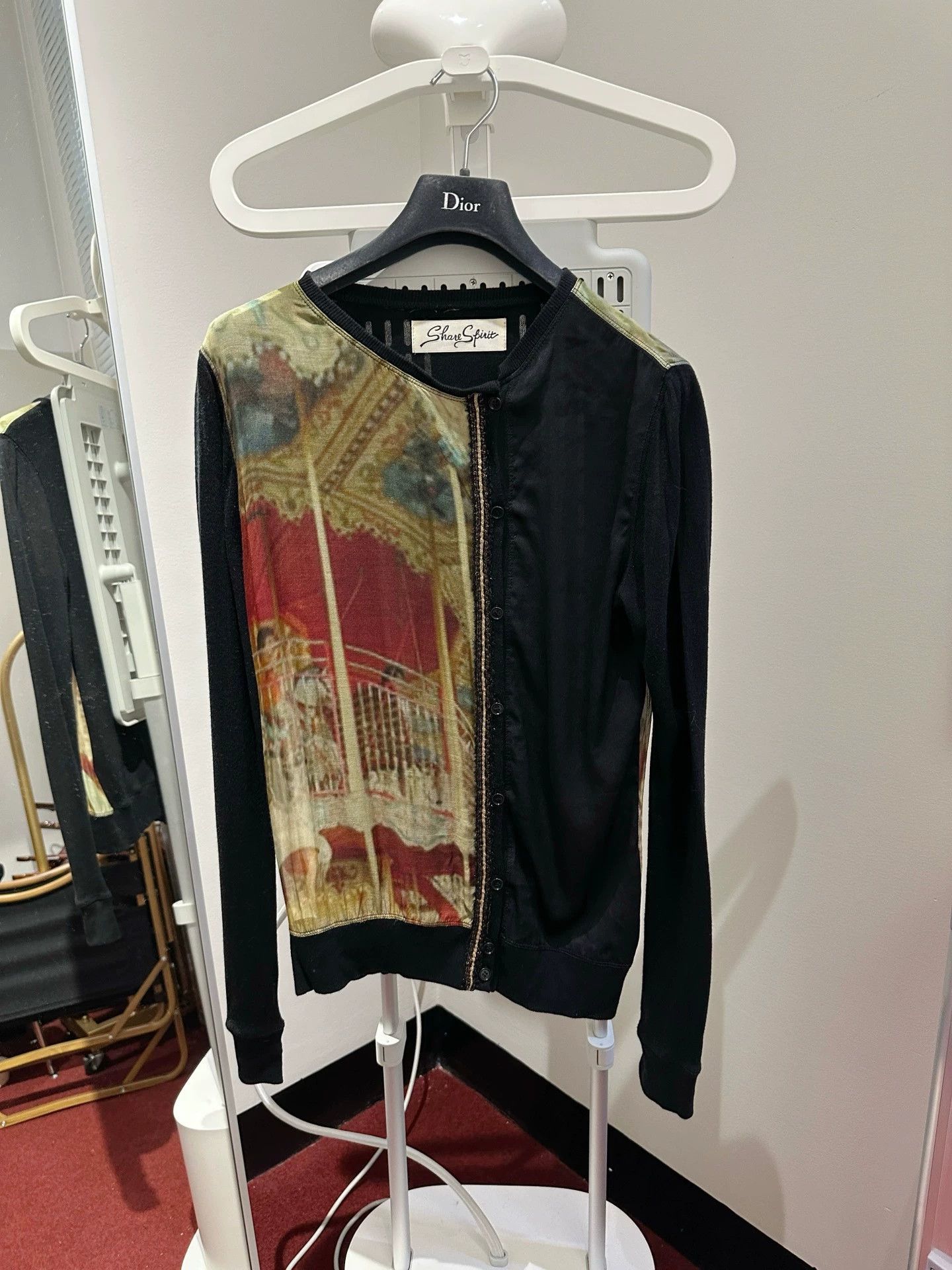 Share Spirit Homme Share Spirit Carousel Color Blocked Cardigan Size XS / US 0-2 / IT 36-38 - 1 Thumbnail
