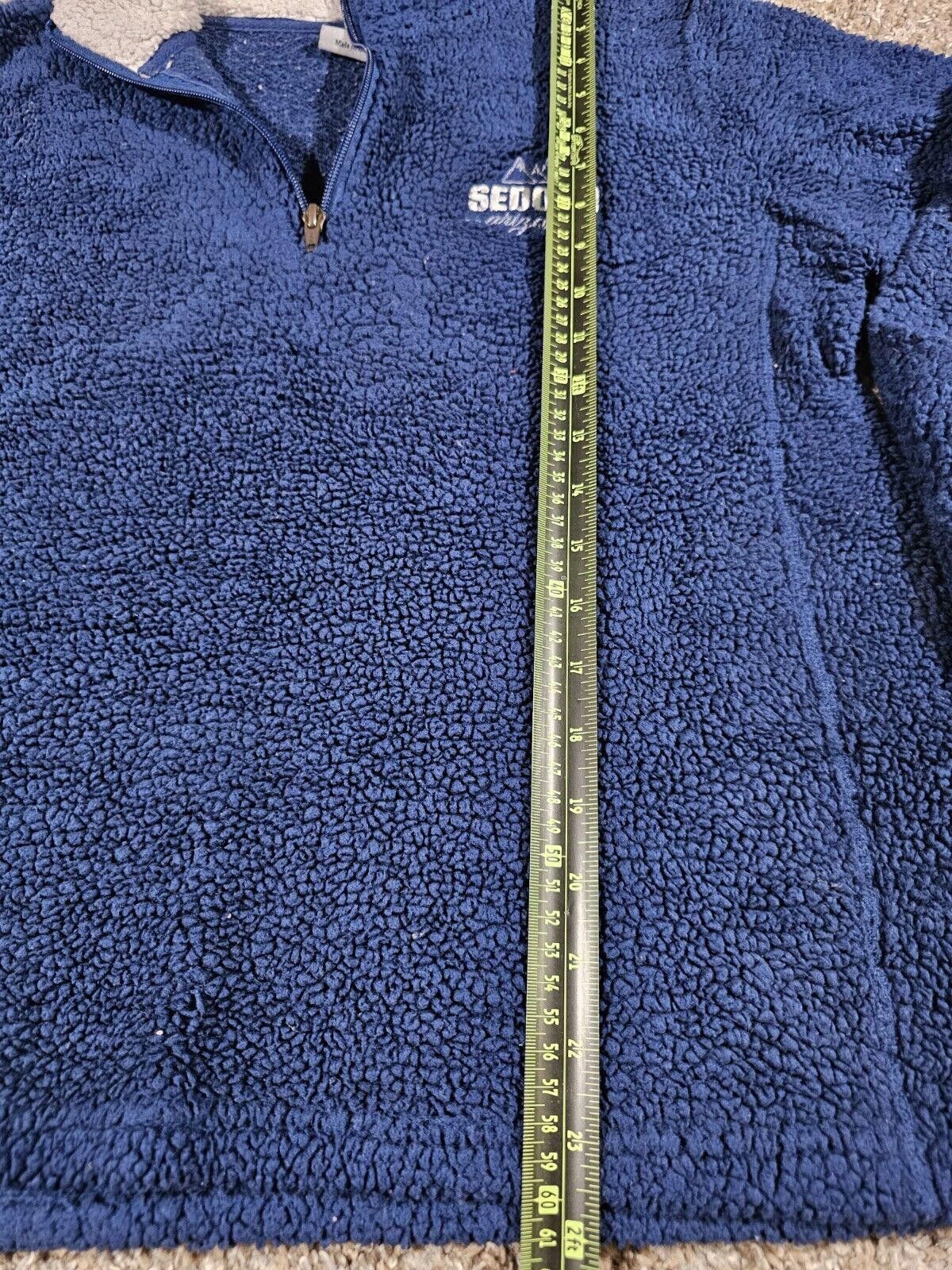 Ben Sherman Sedona Arizona MV Sport 1/4 zip blue sherpa sweater S Stains Size US S / EU 44-46 / 1 - 5 Thumbnail