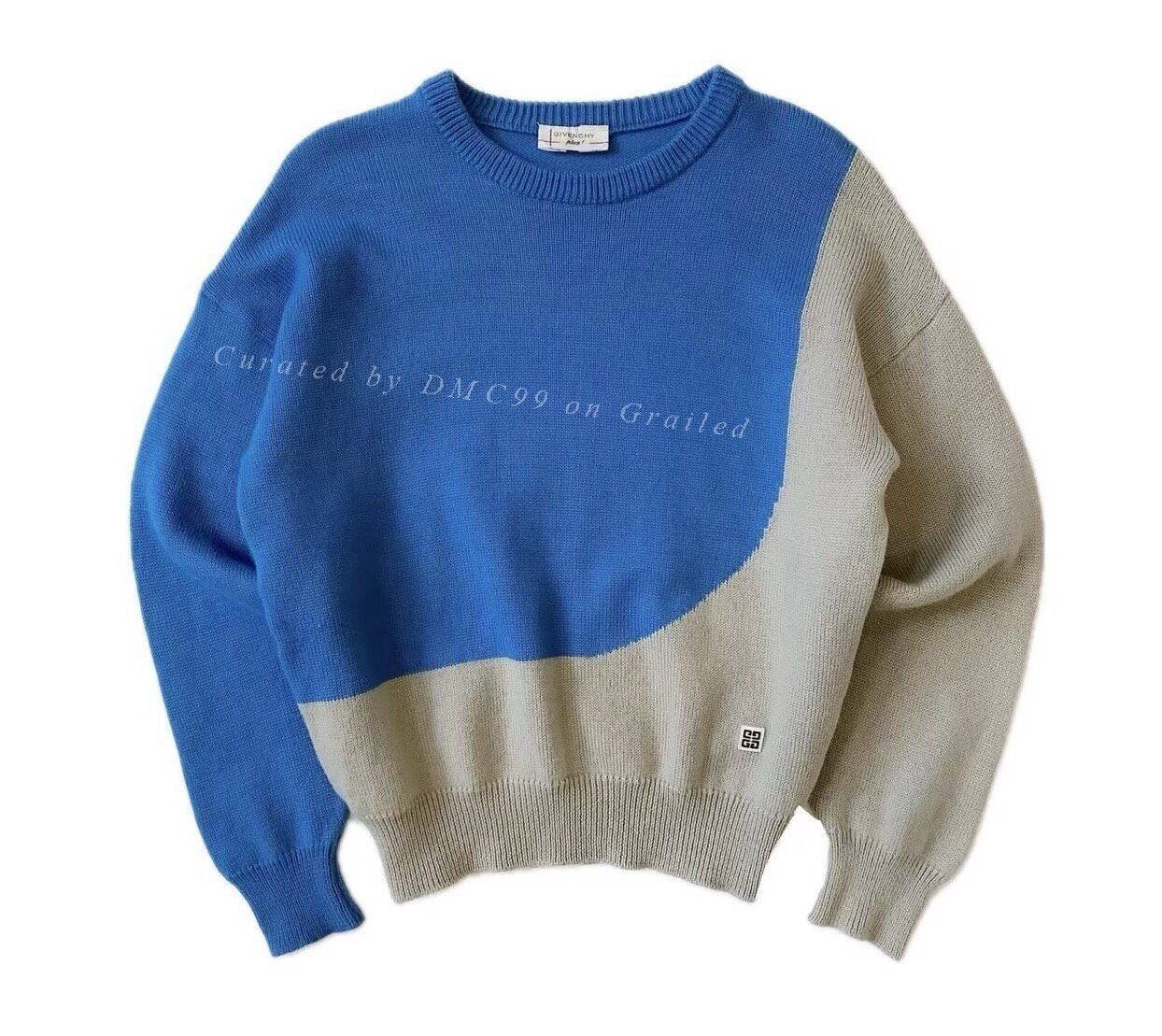 Vintage Vintage 1990s Givenchy Knit Boxy Sweater Size US L / EU 52-54 / 3 - 1 Thumbnail