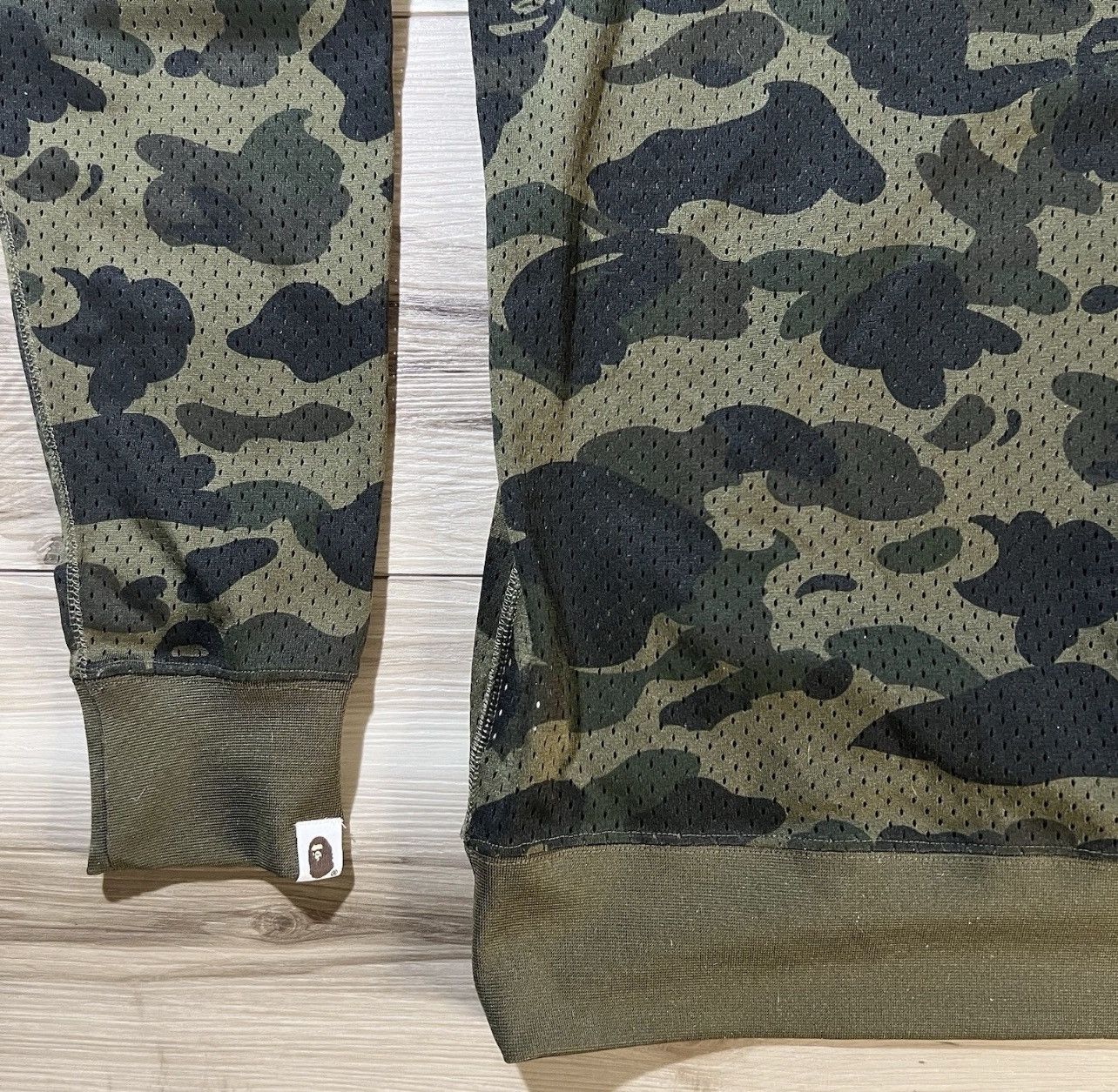 Bape Bape Camo Mesh Pullover Hoodie Size US XL / EU 56 / 4 - 18 Thumbnail