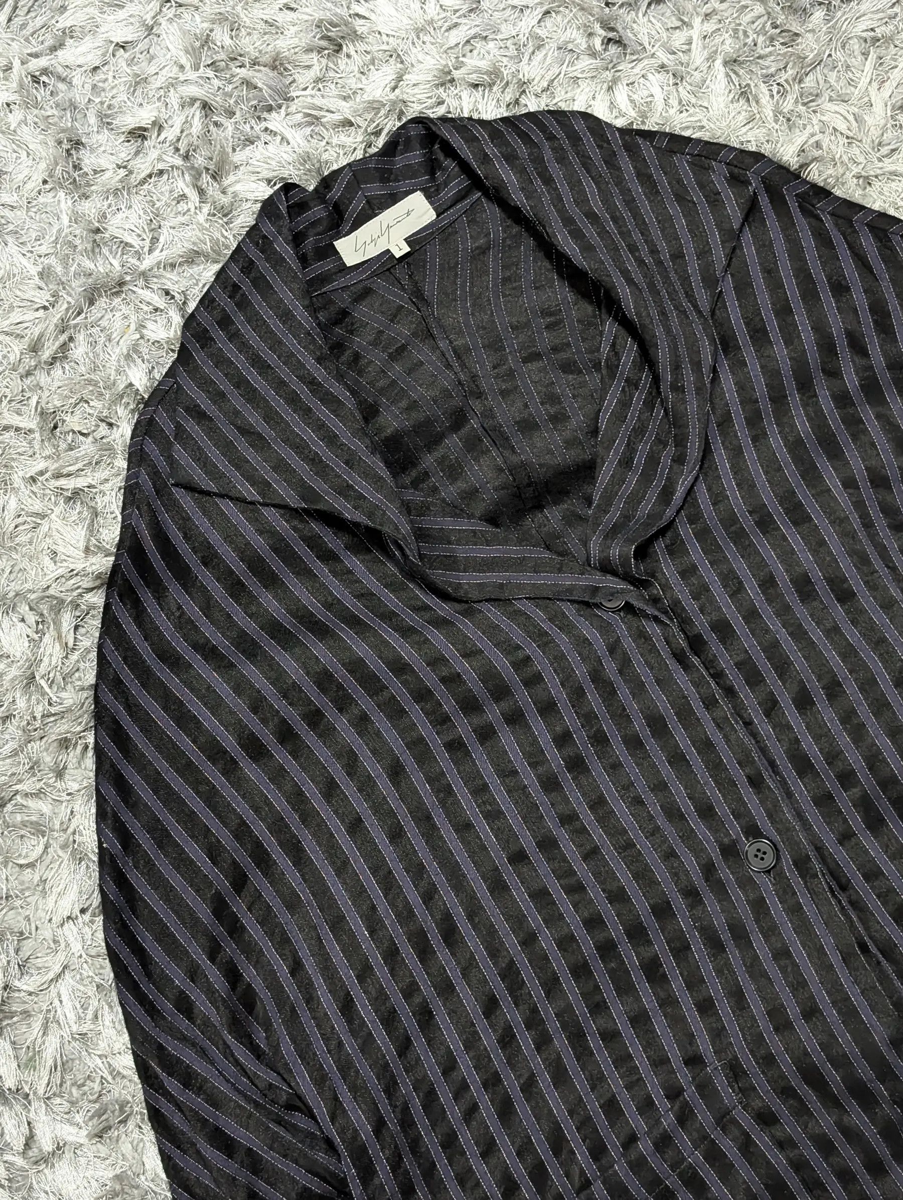 Yohji Yamamoto 💥FINAL DROP 💥S/S 2006 YohjiDrop Shoulder Pleated Jacket Size US S / EU 44-46 / 1 - 3 Thumbnail