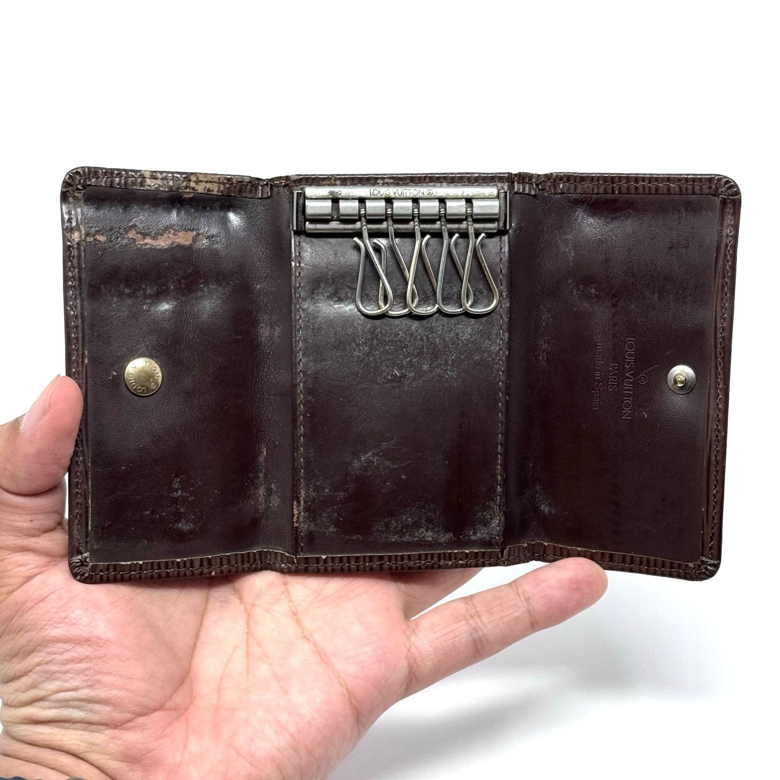 Louis Vuitton Louis Vuitton Brown Epi Key Case Size ONE SIZE - 3 Thumbnail