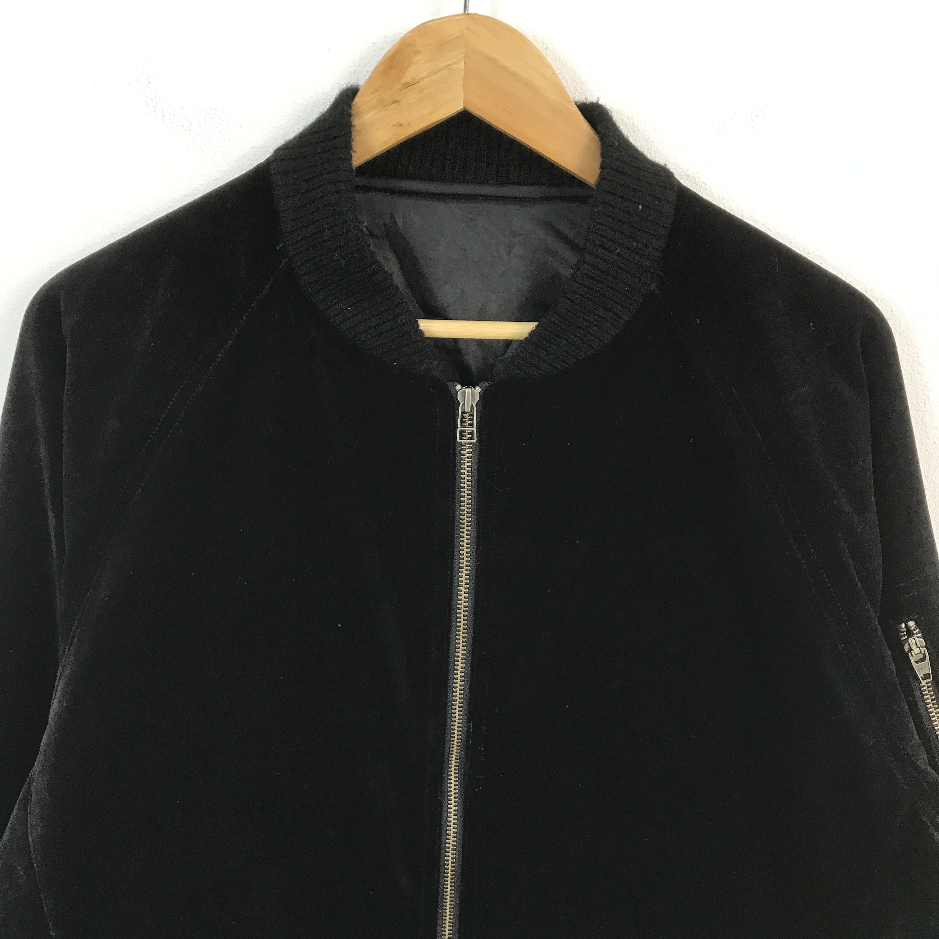 Japanese Brand × SHIPS Ships Velvet design Bomber Japan fashion jacket Size US L / EU 52-54 / 3 - 3 Thumbnail