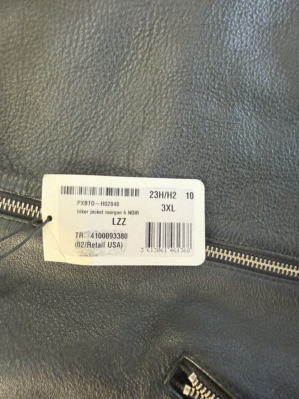 A.P.C. × JW Anderson A.P.C. x JW Anderson Morgan Leather Biker Jacket Black- NEW Size US XXL / EU 58 / 5 - 6 Thumbnail