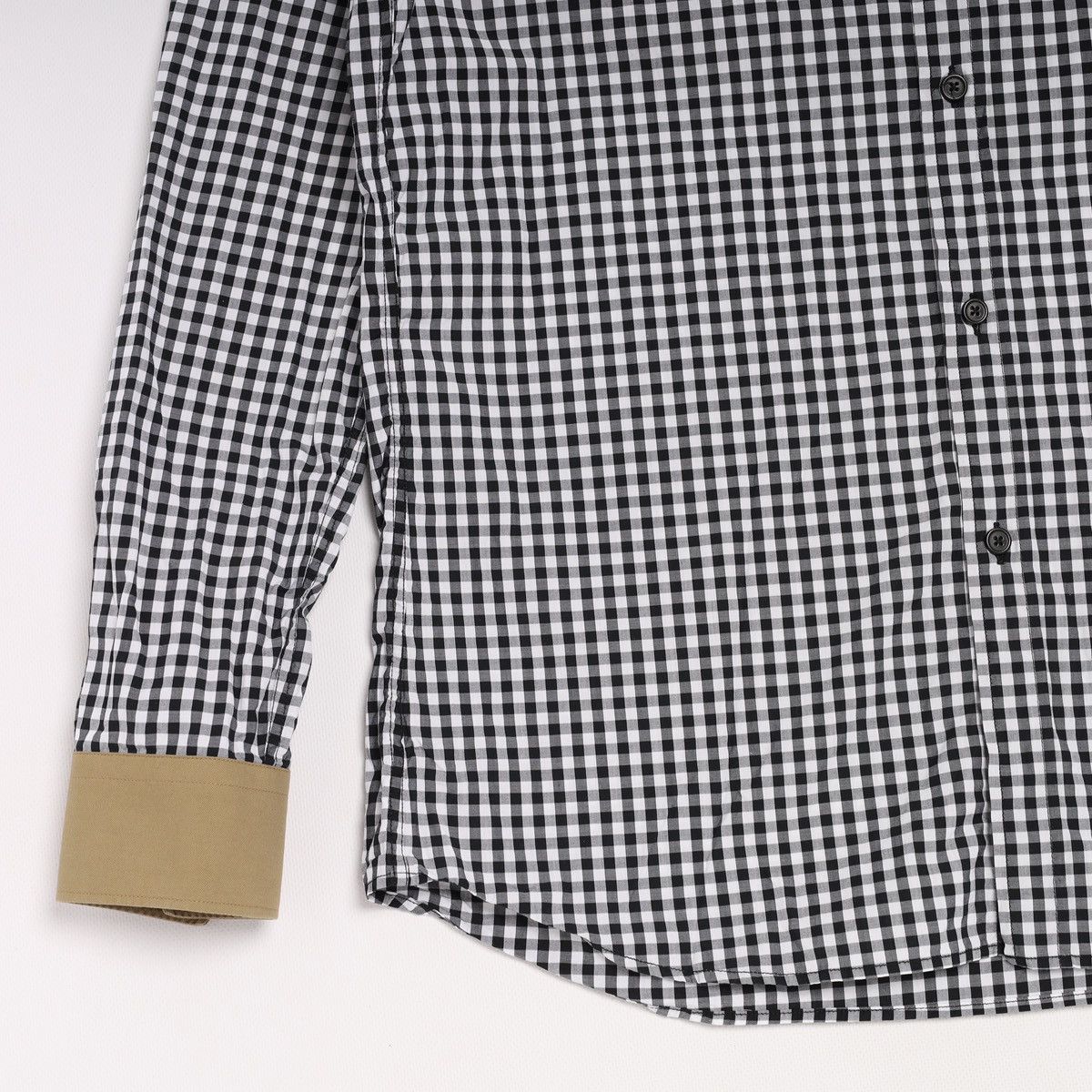 Givenchy Givenchy Plaid Check Oxford Shirt Collar Long Sleeve White Size US L / EU 52-54 / 3 - 5 Thumbnail