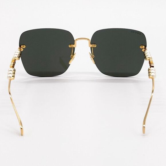 Gucci NEW GUCCI GG1923SA 001 SUNGLASSES GOLD GREY WOMEN EYEWEAR Size ONE SIZE - 10 Thumbnail