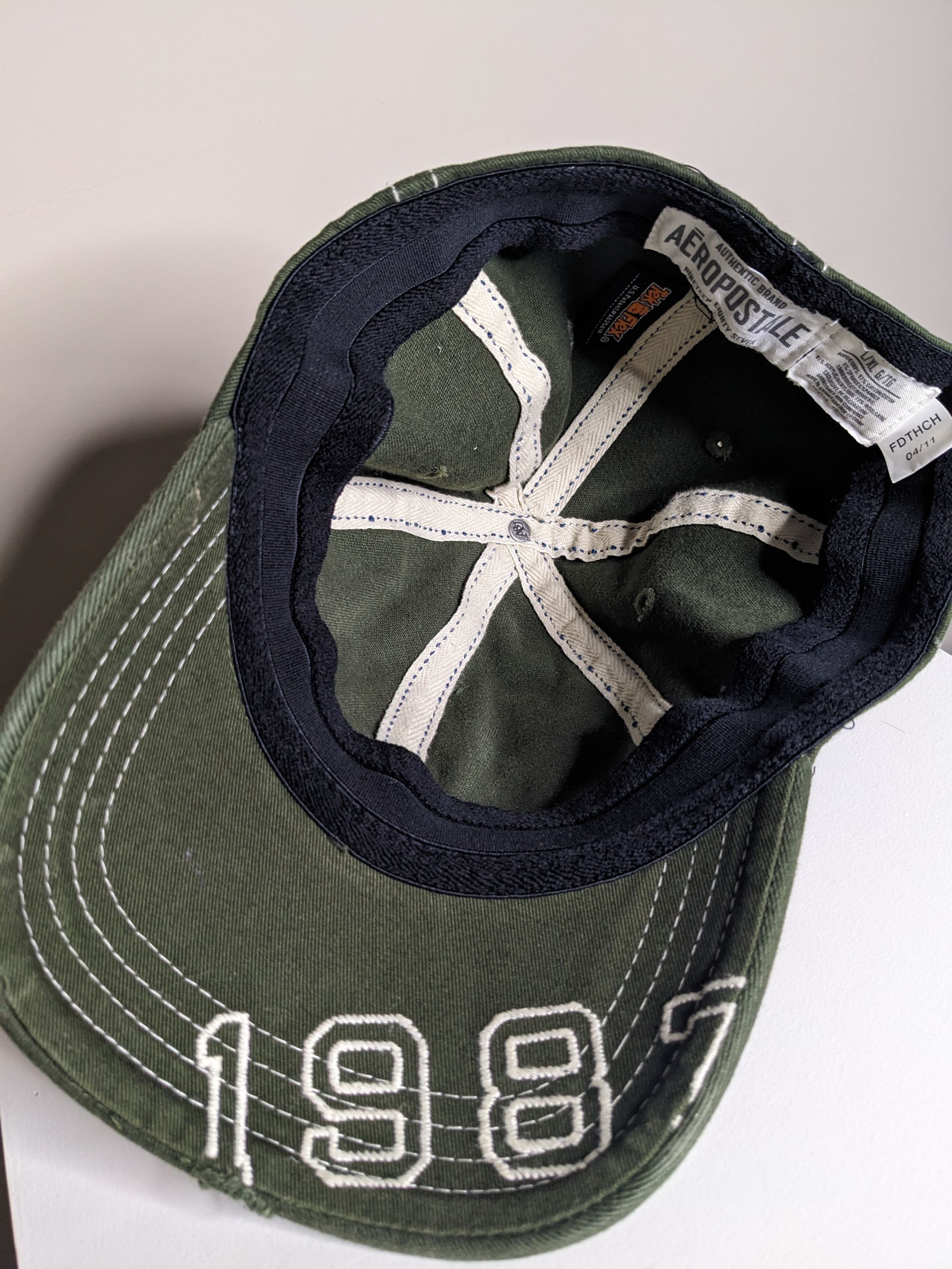 Aeropostale Aeropostale Y2K Spellout Logo Baseball Cap Sz L/XL Twill Hat Size ONE SIZE - 7 Thumbnail