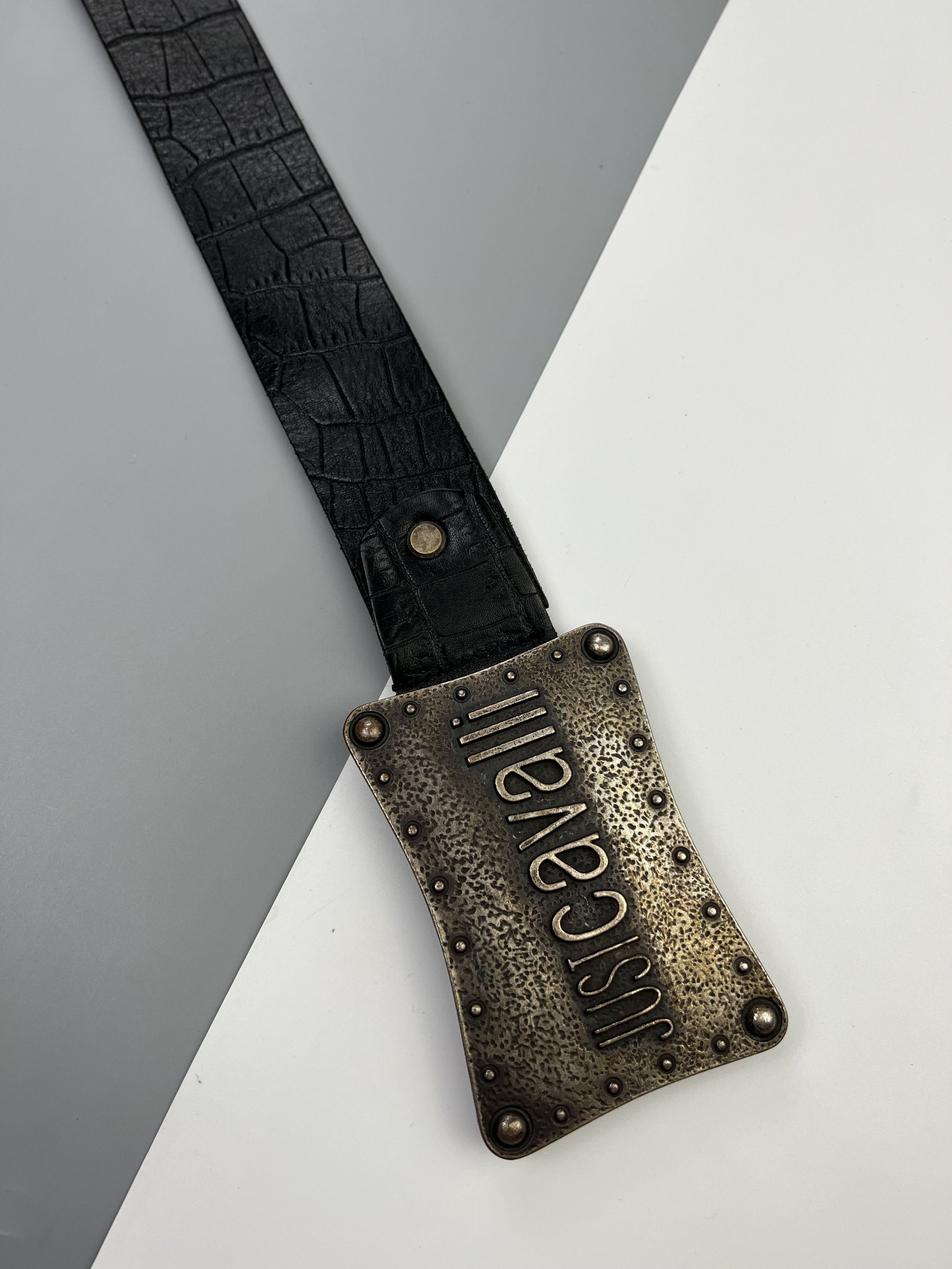 Just Cavalli Just Cavalli Leather Belt Size 105 Size ONE SIZE - 2 Thumbnail