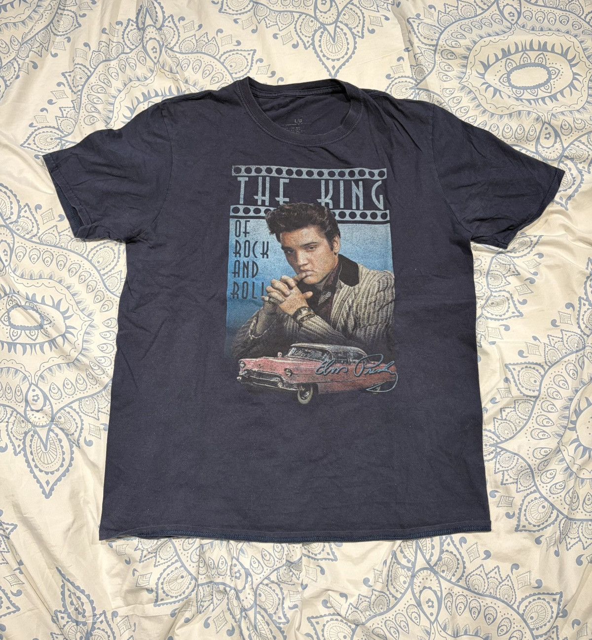 Vintage Elvis Shirt Large Size US L / EU 52-54 / 3 - 1 Thumbnail