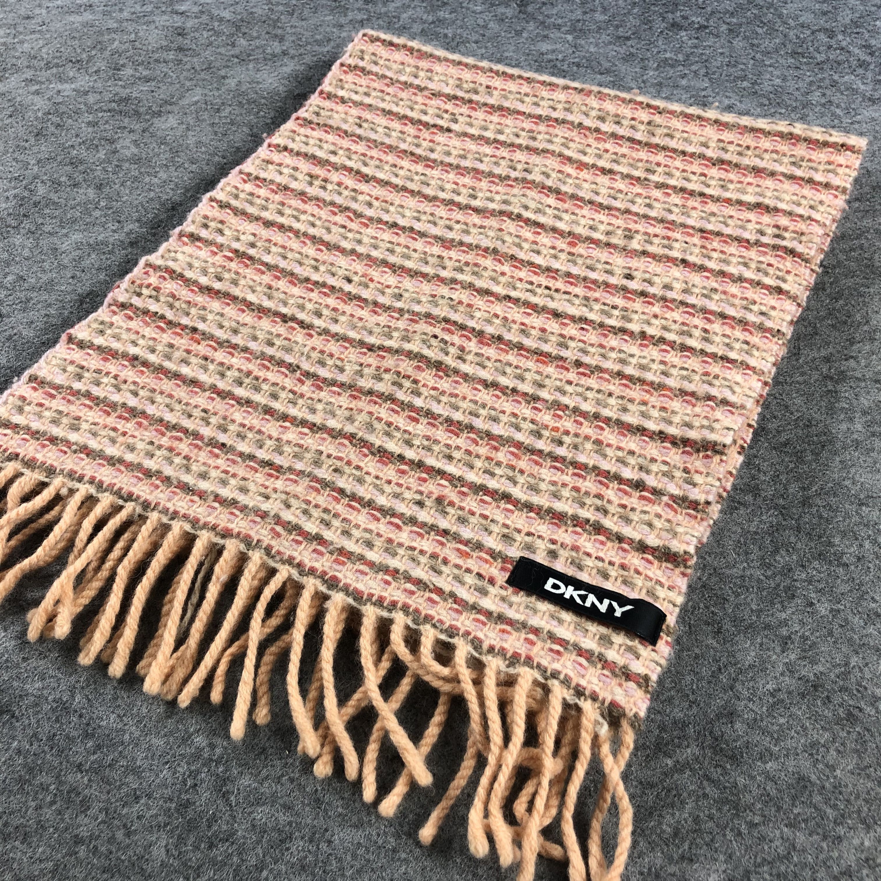 DKNY DKNY Wool Scarf Muffler V877 Size ONE SIZE - 2 Thumbnail