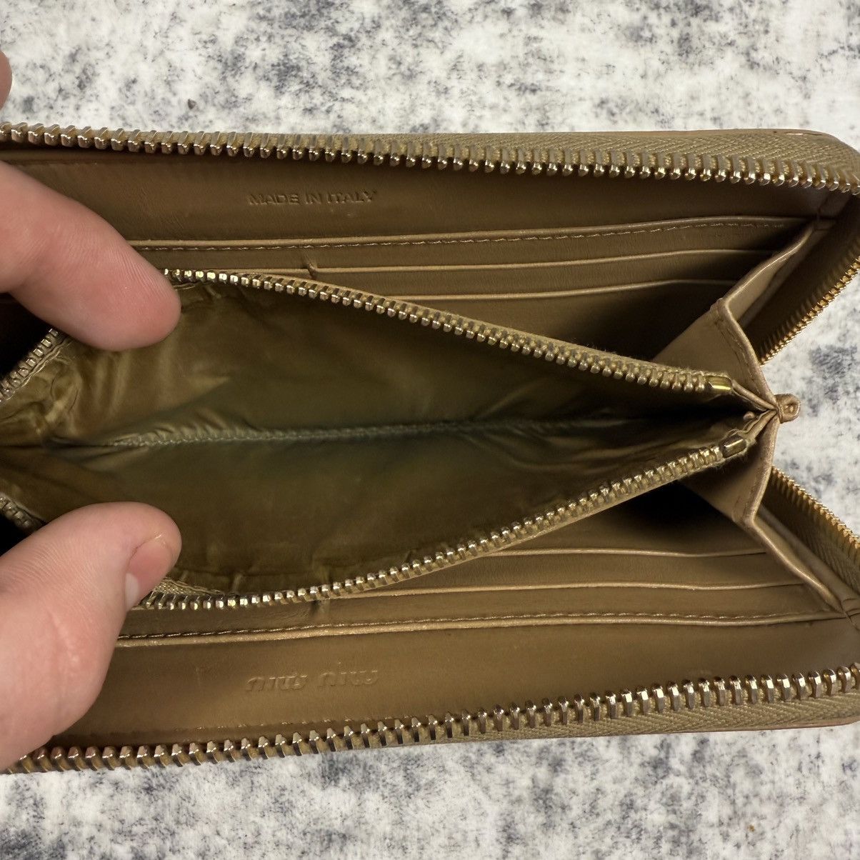 Miu Miu Miu Miu Leather Wallet Size ONE SIZE - 10 Thumbnail