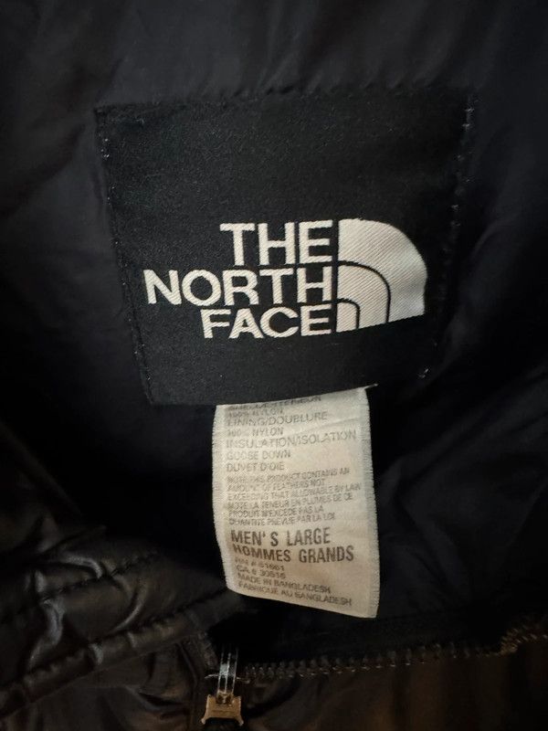 The North Face The North Face Nuptse 700 Vintage 90s Black Puffer Down L Size US L / EU 52-54 / 3 - 2 Thumbnail