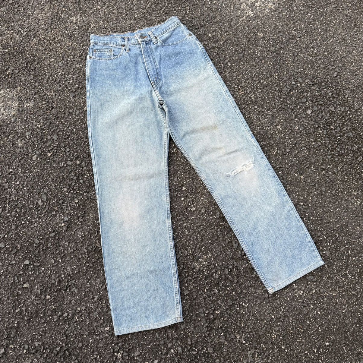 Levi's Vintage Clothing VINTAGE 93' LEVI'S W509 FADED RIPPEP DENIM JEAN PANTS Size US 29 - 3 Thumbnail