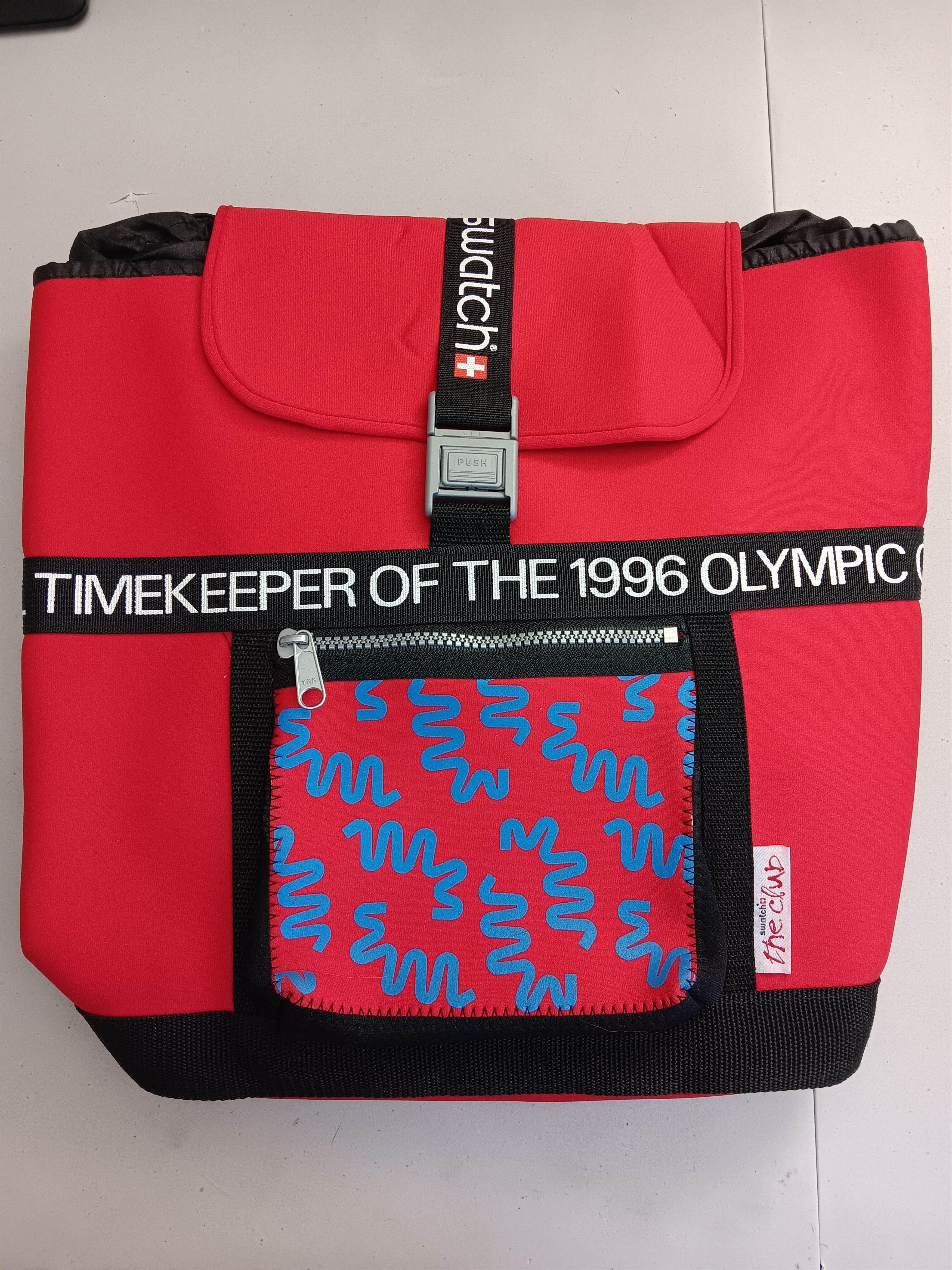 Swatch Vintage Swatch 1996 Olympic Games Neoprene Backpack NOS Size ONE SIZE - 1 Thumbnail