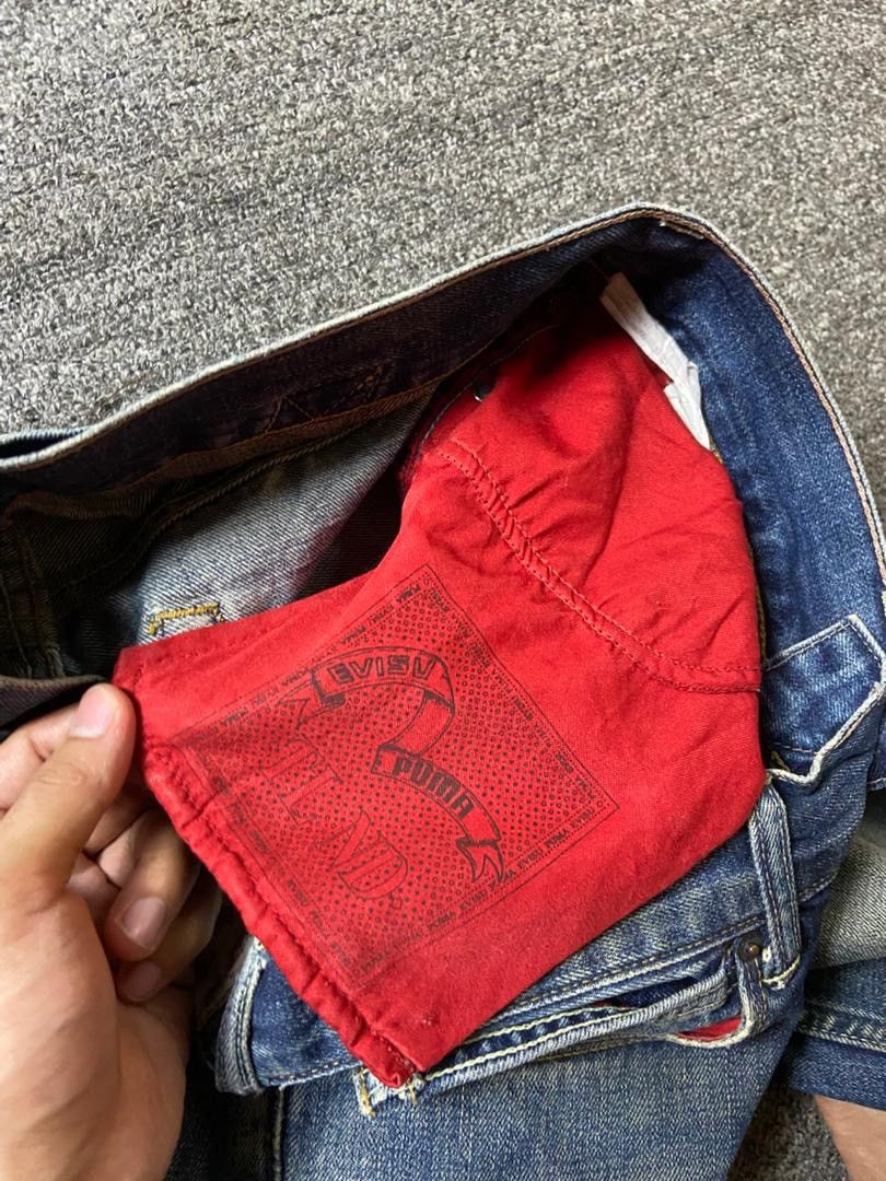 Evisu × Puma 🔥 EVISU x PUMA Straight Cut Denim Jeans 🔥 (135) Size US 33 - 9 Thumbnail