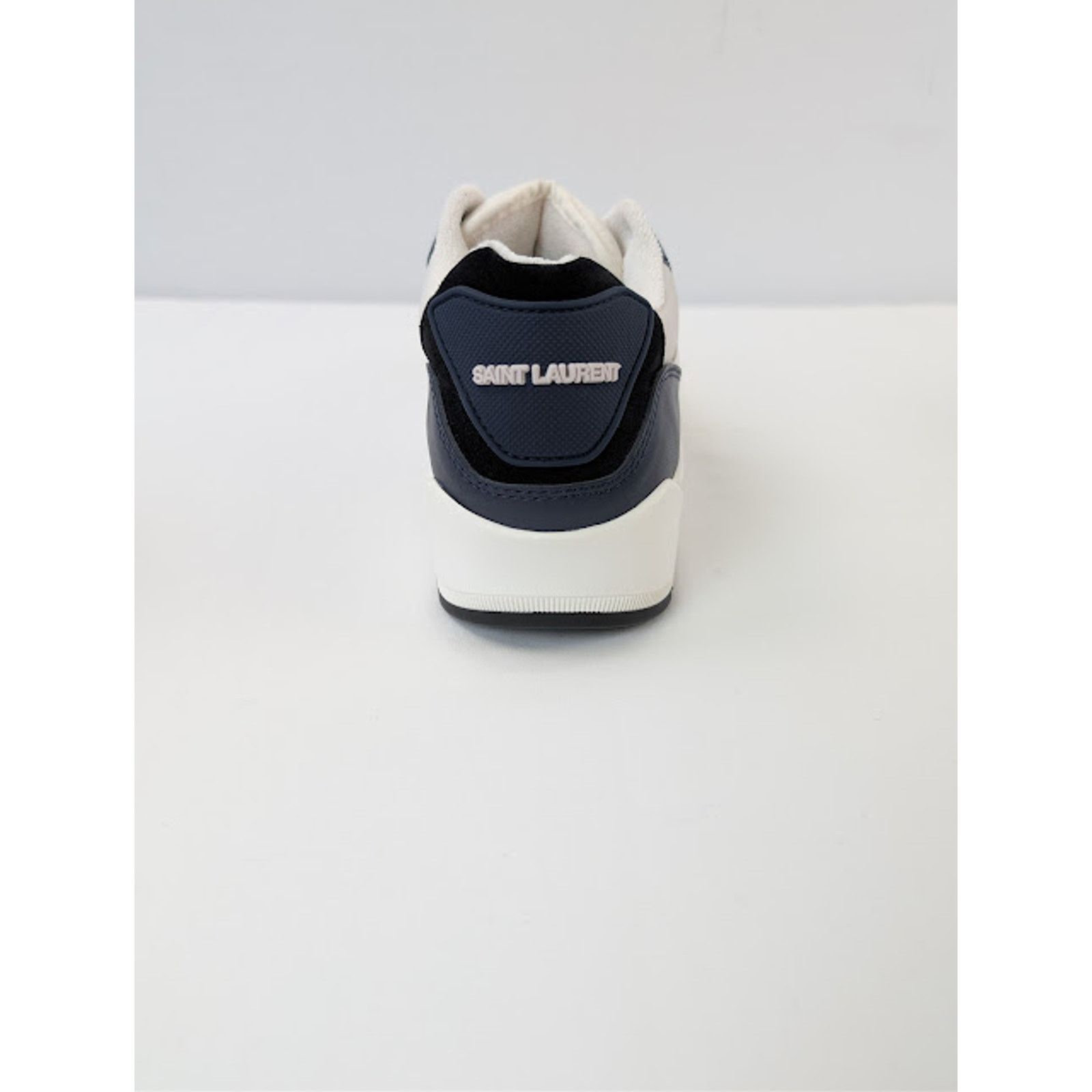 Saint Laurent Paris o1rshd1 Bump 15 Low-Top Sneaker in Blanc Optique / Soft A Size US 11 / EU 44 - 16 Thumbnail