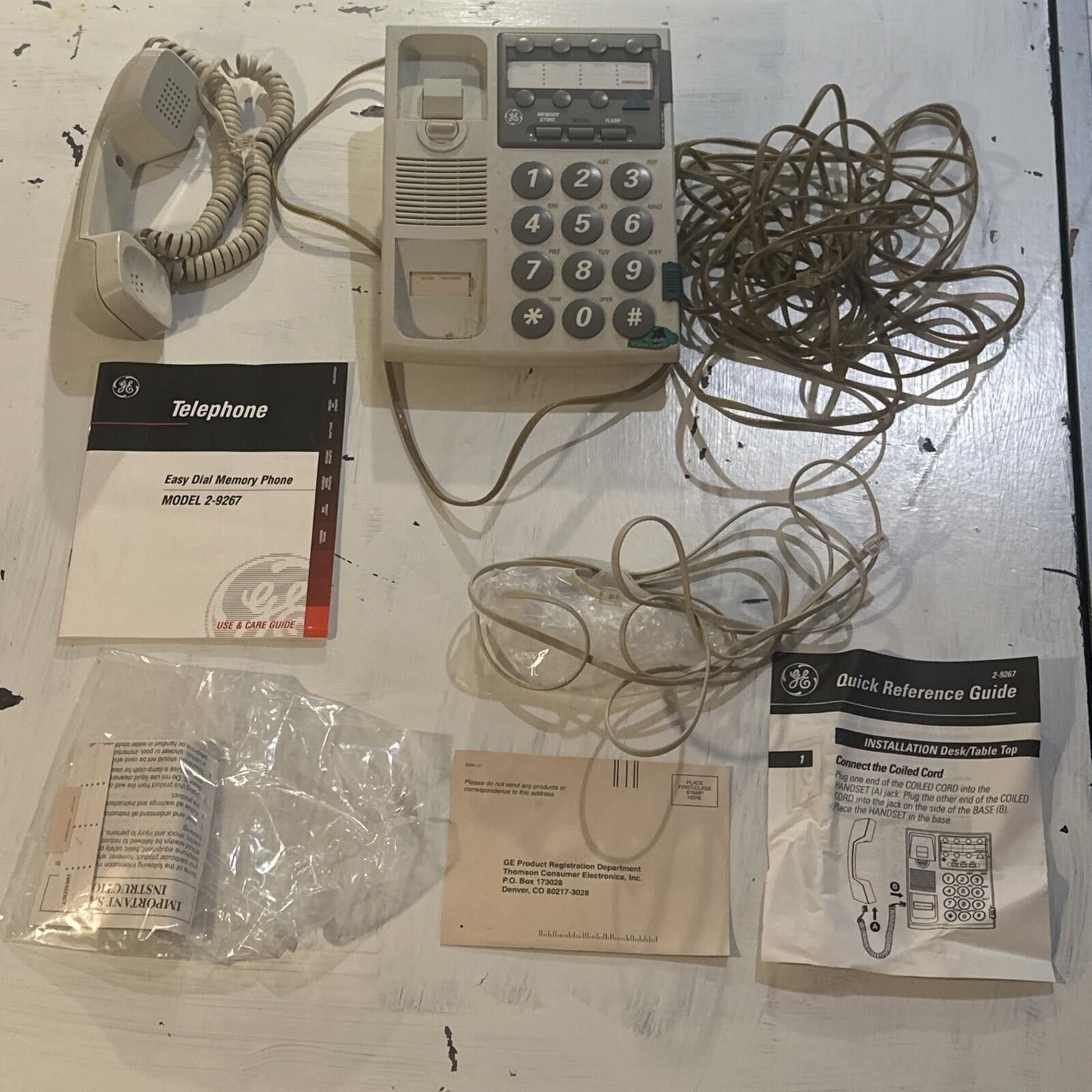 Other New in Box GE Easy Dial Memory Phone Large Numbers 2-9267A Size ONE SIZE - 5 Thumbnail