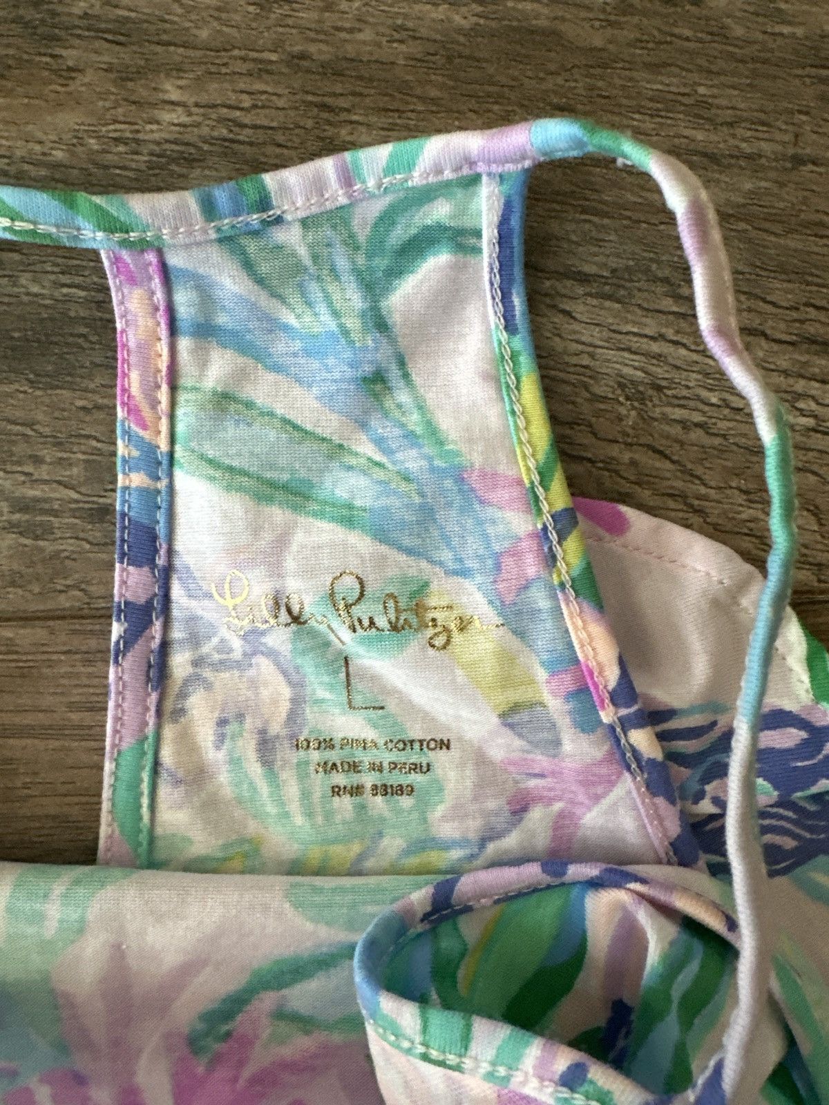 Lilly Pulitzer Lilly Pulitzer Tropical Beach Dress Style Size L / US 10 / IT 46 - 4 Thumbnail