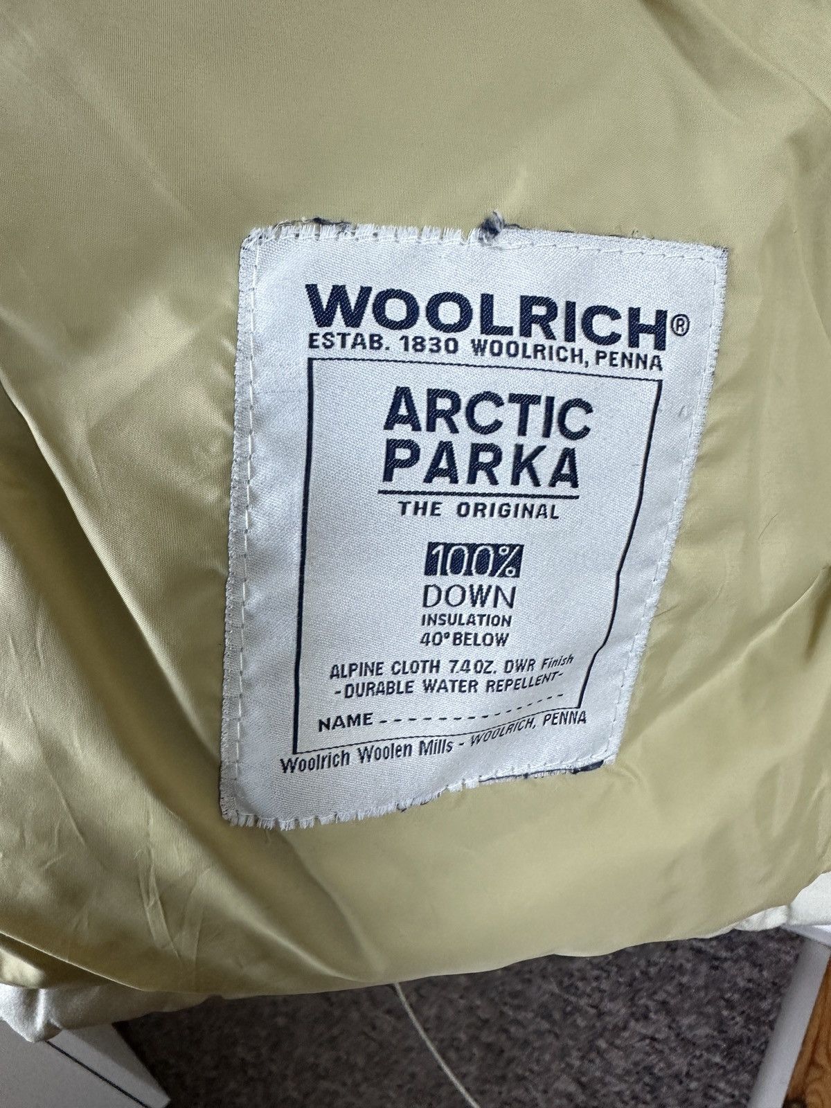 Woolrich Woolen Mills Woolrich Arctic Parka down jacket coat Size US M / EU 48-50 / 2 - 10 Thumbnail
