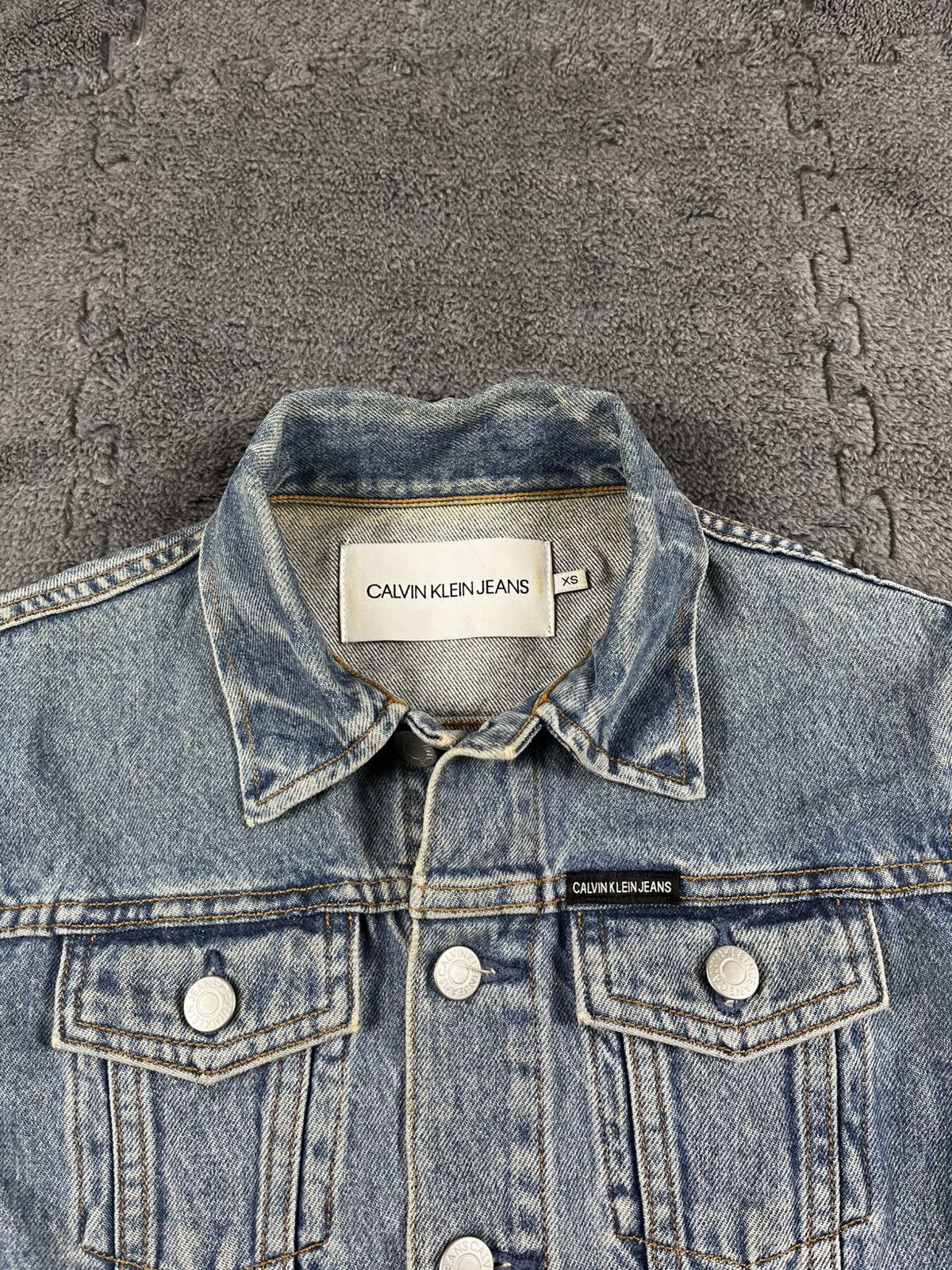 Calvin Klein Vintage calvin klein denim jacket (design by raf simons) Size XS / US 0-2 / IT 36-38 - 7 Thumbnail