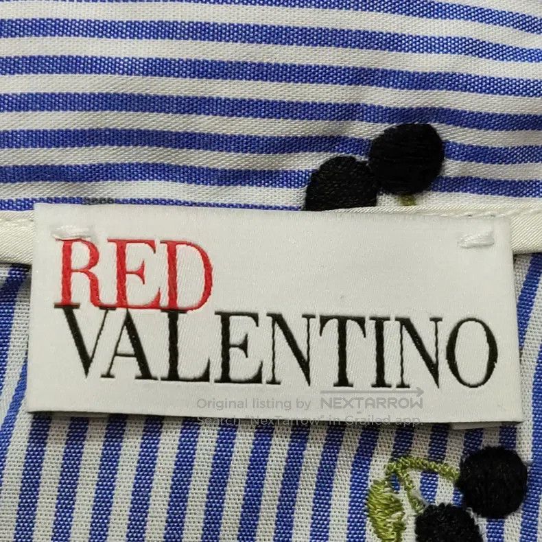 Valentino Valentino Cotton contrast patterned lapel top Size XS / US 0-2 / IT 36-38 - 4 Thumbnail
