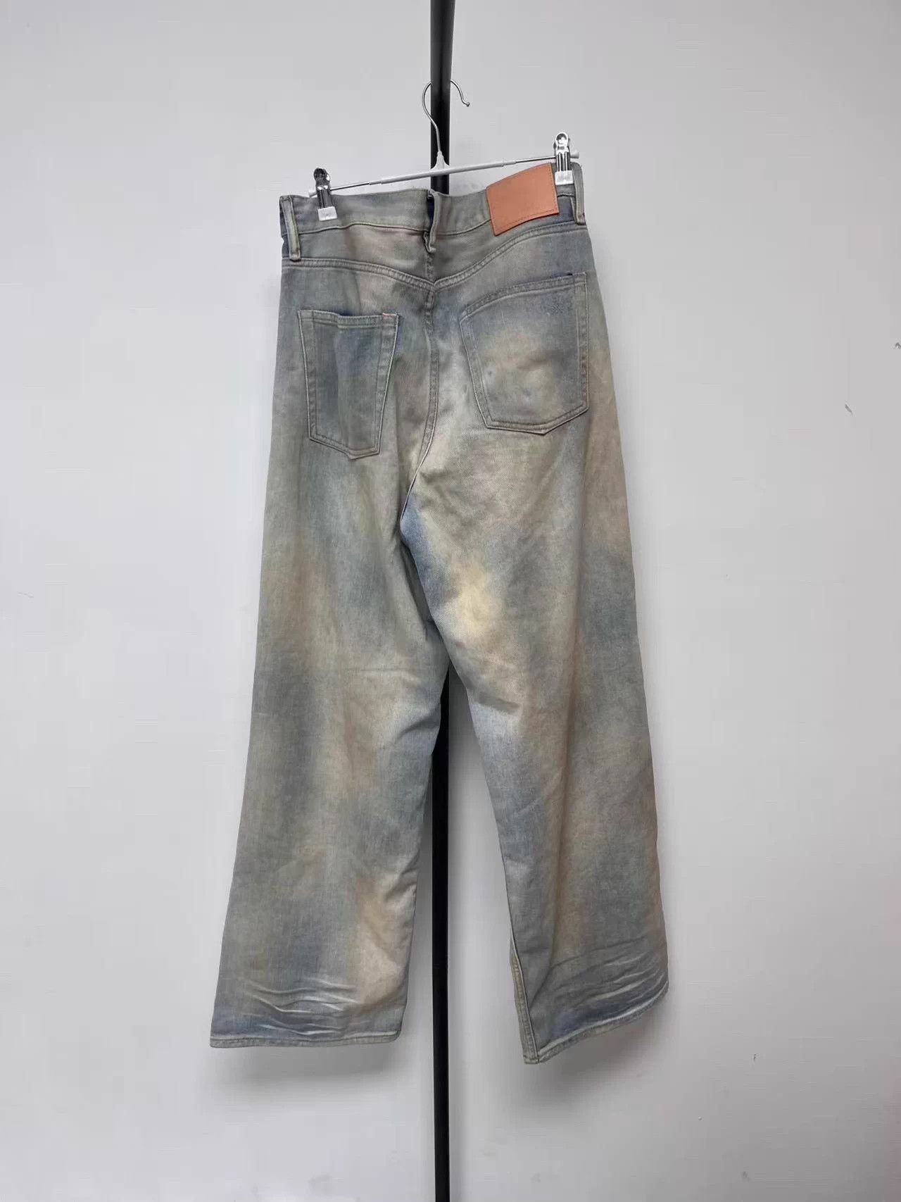 Acne Studios Acne Studios Ripped Mid-Rise Wide Leg Jeans Women's 46 Size 34" / US 12 / IT 48 - 2 Thumbnail