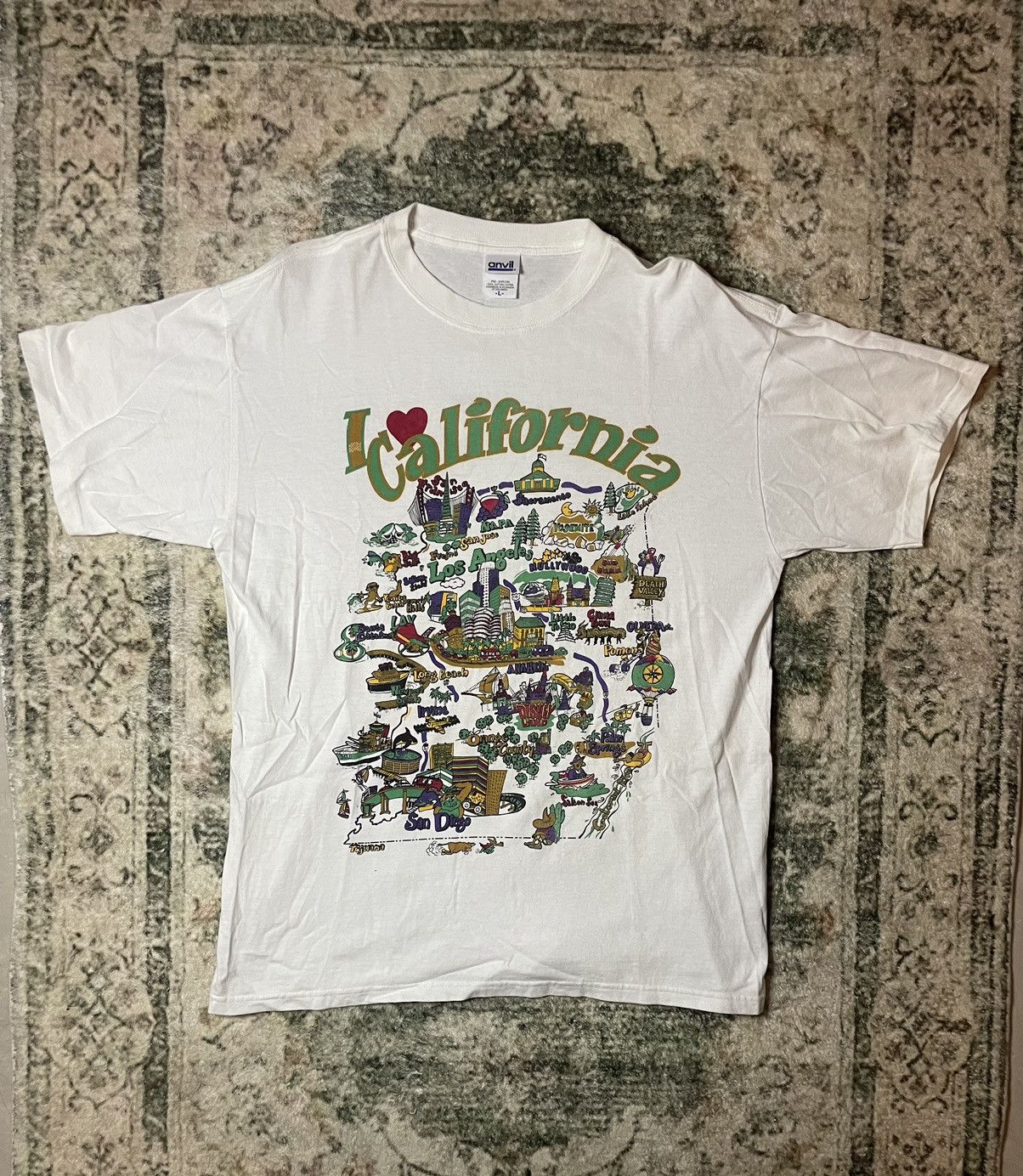 Vintage Vintage I <3 California Size US L / EU 52-54 / 3 - 1 Thumbnail