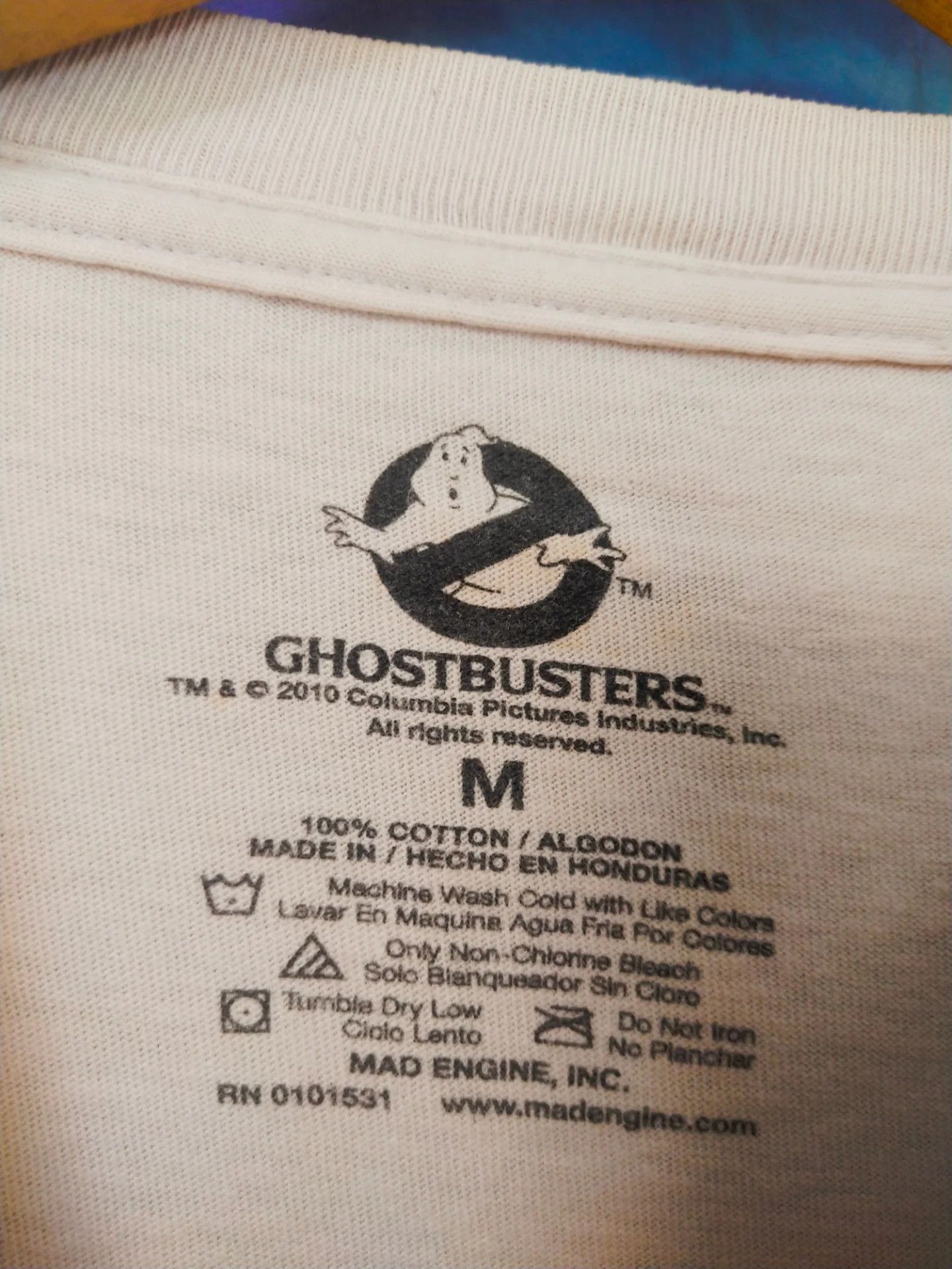 Vintage Ghostbusters Costume Mad Engine Art Movie Tee Size US M / EU 48-50 / 2 - 7 Thumbnail