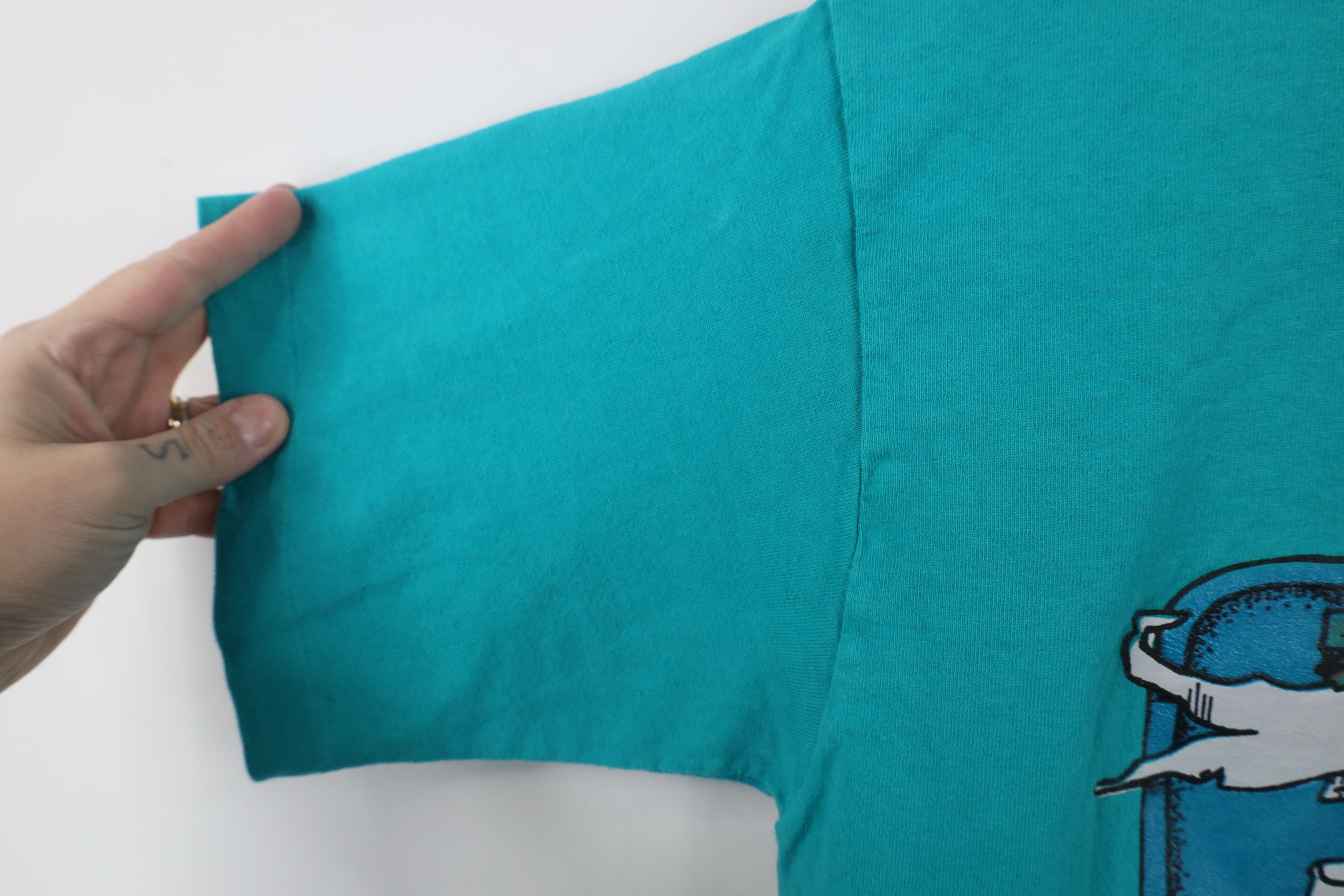 Vintage Vintage 90s Nationals Coon Dog Field Trials T-Shirt Teal USA Size US L / EU 52-54 / 3 - 8 Thumbnail