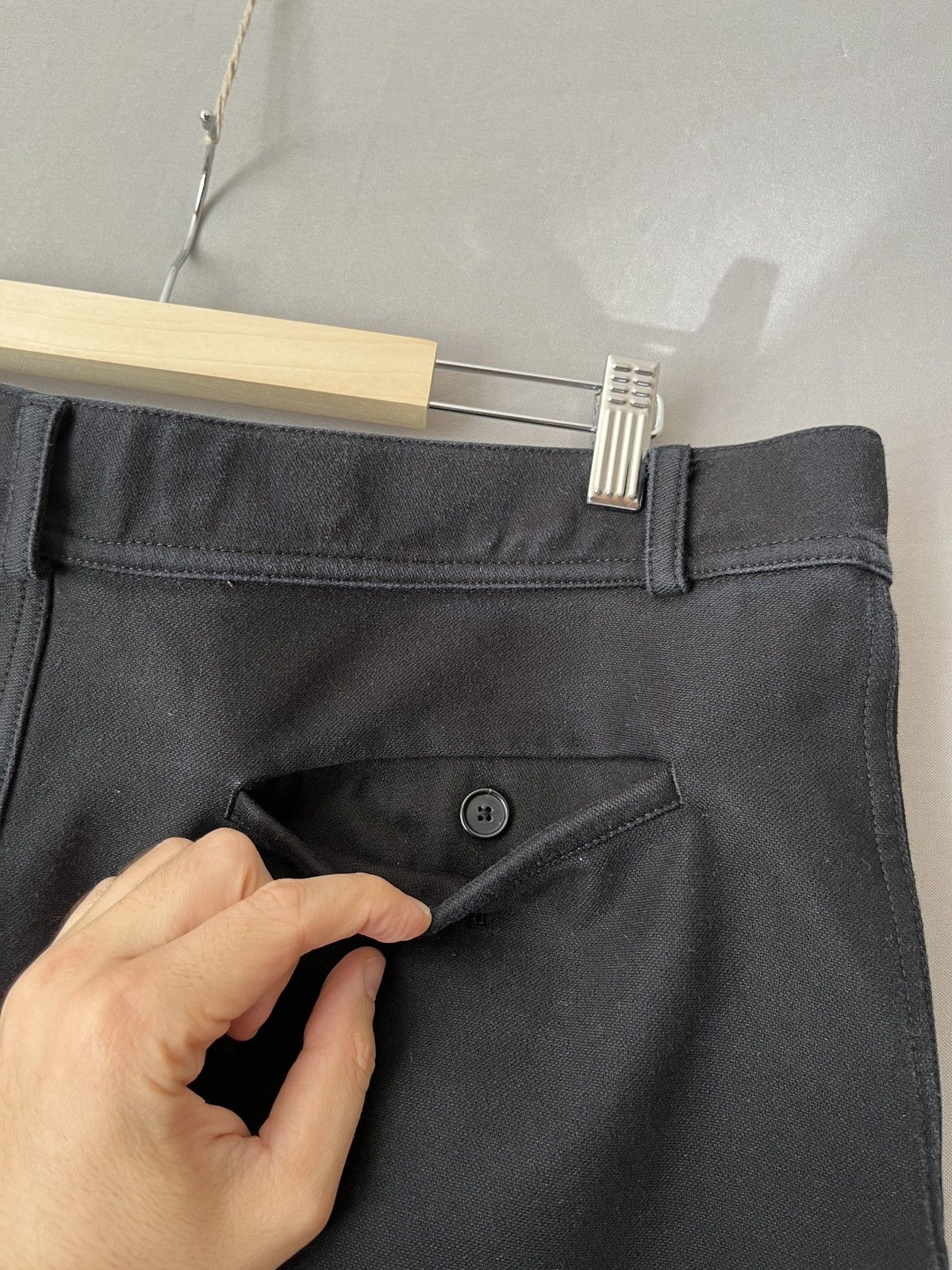 Jil Sander Jil Sander Moleskin Heavy Cotton Wide Legs Pants Size US 34 / EU 50 - 12 Thumbnail