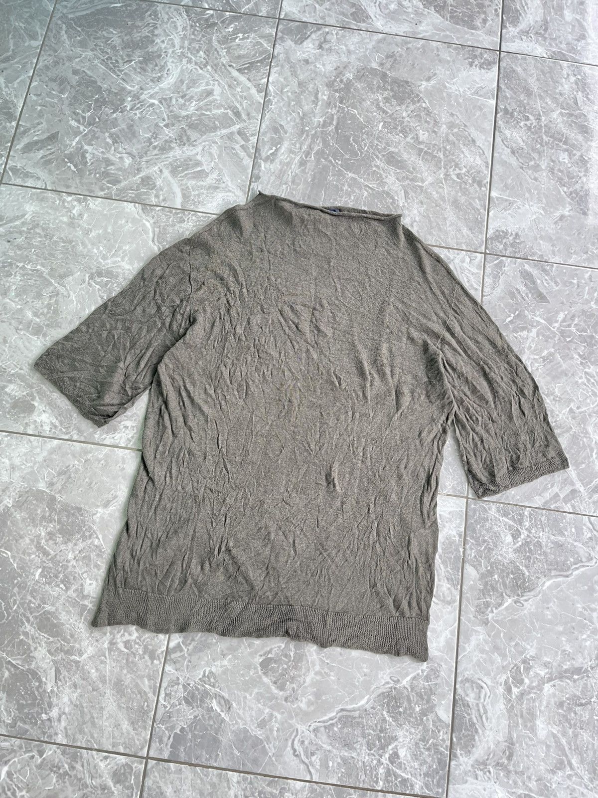 Issey Miyake Plantation By Issey Miyake Knit Short Sleeve Size M / US 6-8 / IT 42-44 - 6 Thumbnail