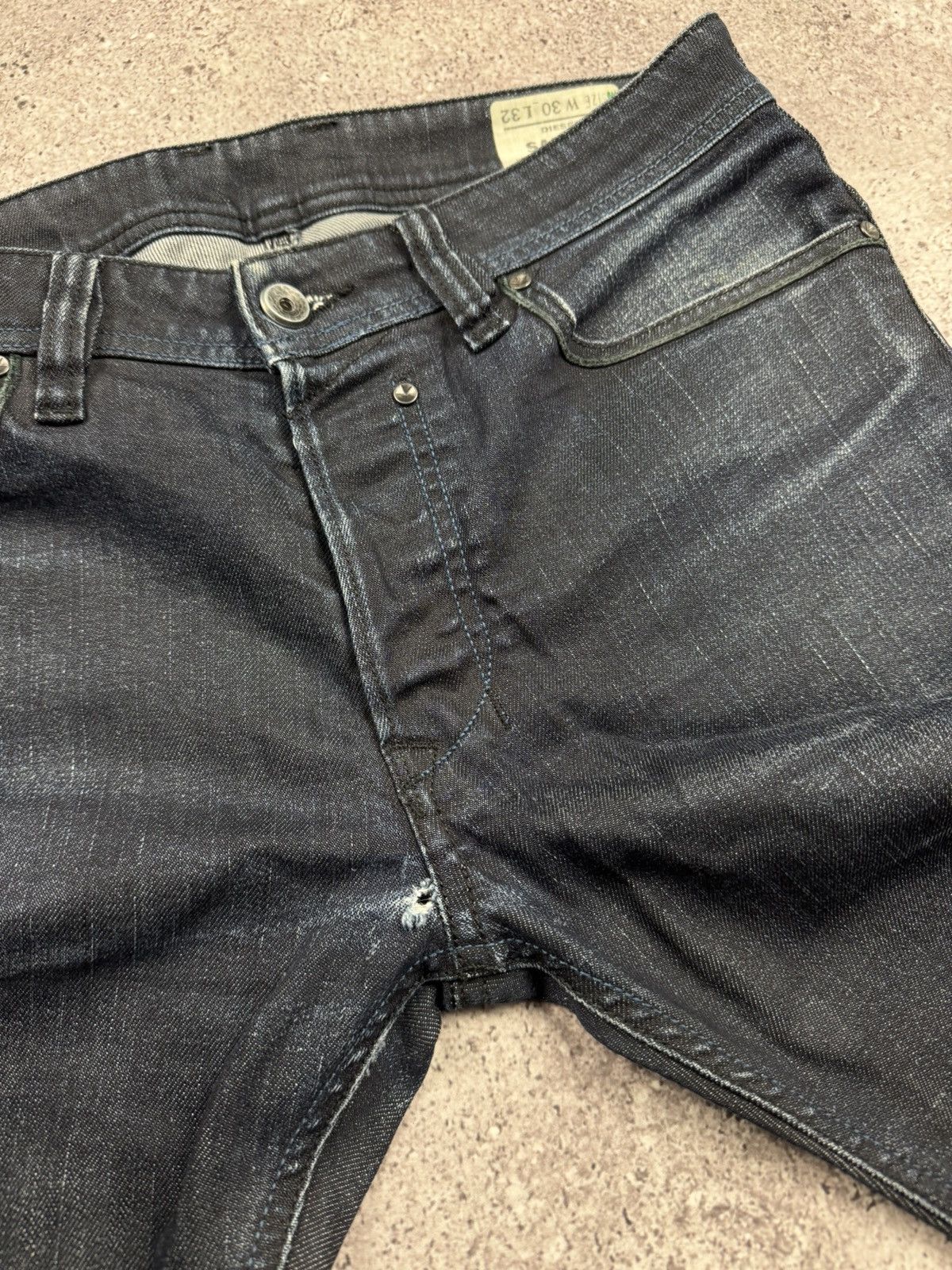 Diesel Vintage Diesel Jeans Distressed Faded Flared Wide Baggy Y2K Size US 30 / EU 46 - 10 Thumbnail