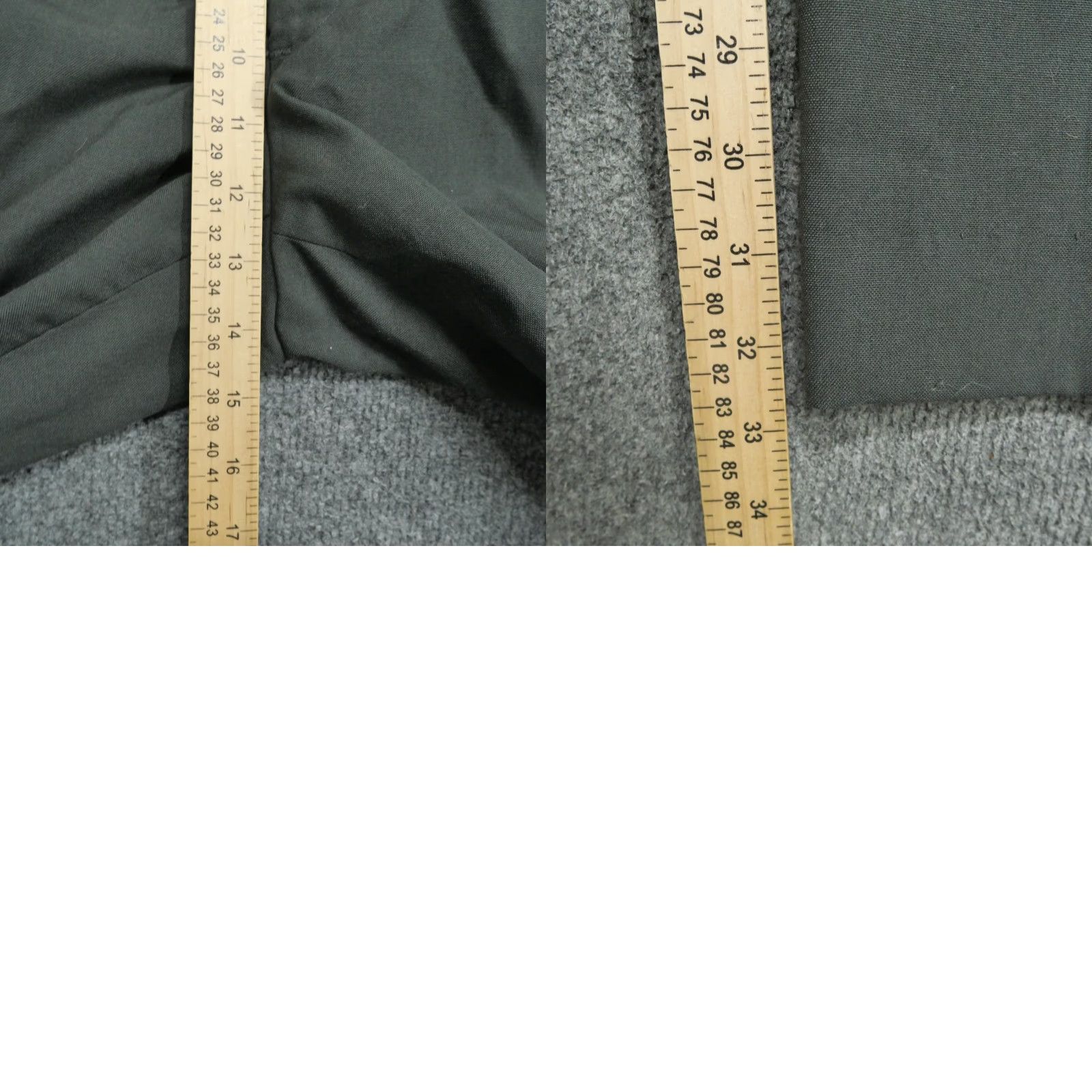 Vintage VINTAGE Ag 344 Pants Mens 31 32x33 Green Wool Blend Slacks 70s Size US 31 - 8 Thumbnail