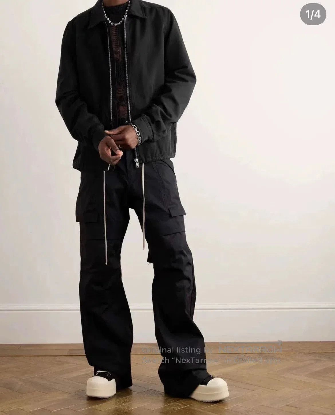 Rick Owens Rick Owens FW24 Stefan Cargo Pants. Size US 34 / EU 50 - 8 Thumbnail