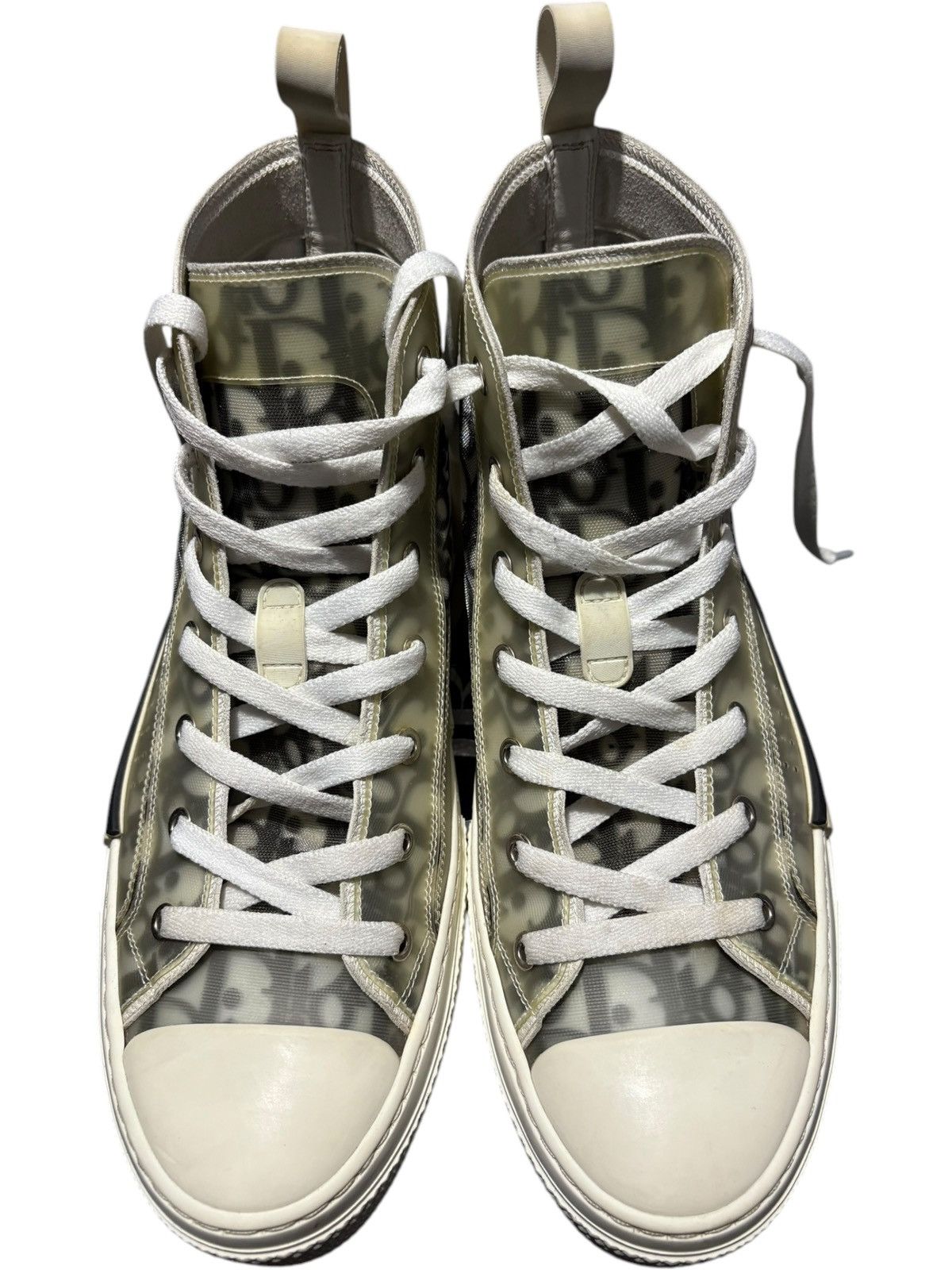 Dior 8 41 Dior B23 Oblique High Top Sneaker Trainer Converse logo Size US 8 / EU 41 - 2 Thumbnail