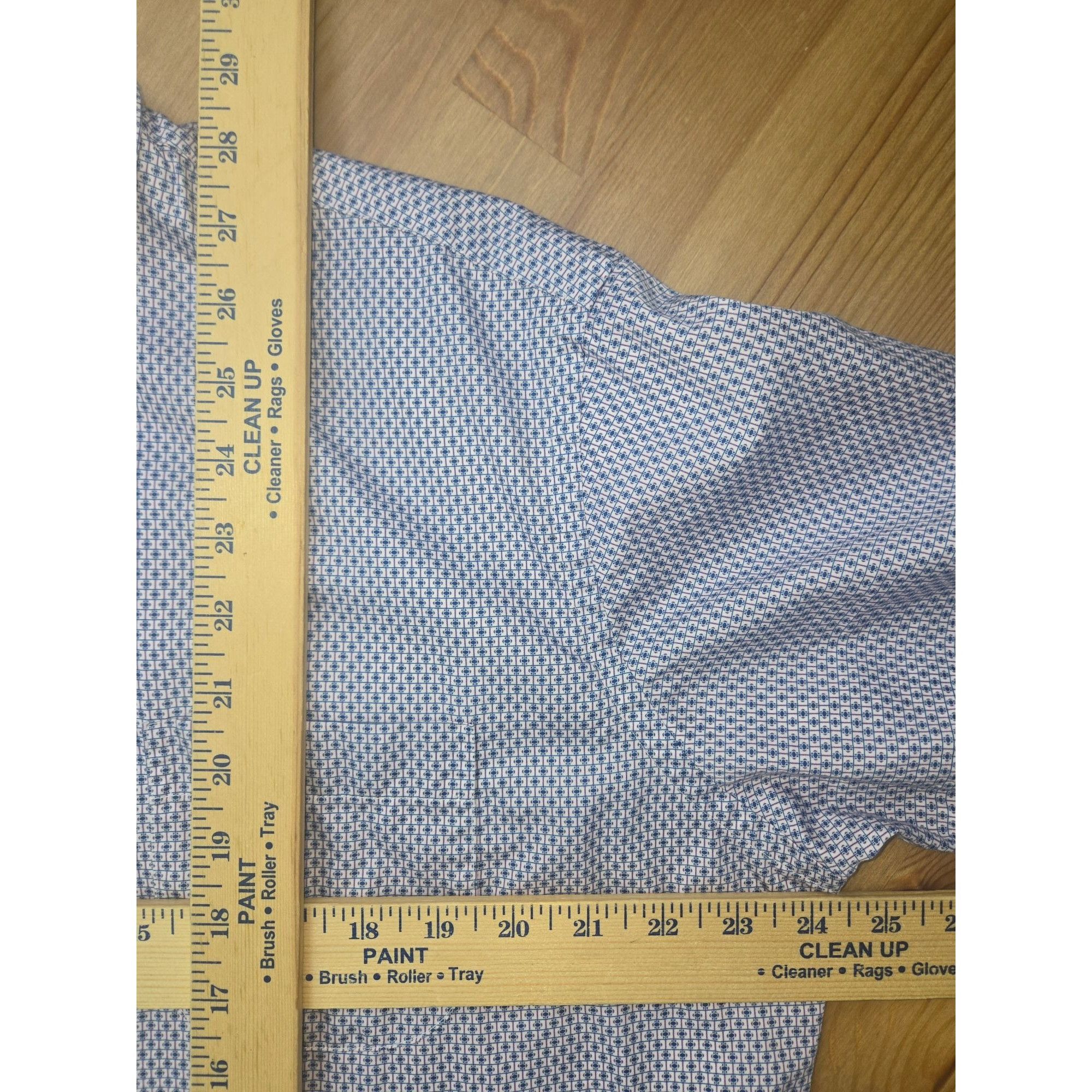 Peter Millar Peter Millar Men's Large Shirt 100% Cotton Purple Pattern Sh Size US L / EU 52-54 / 3 - 7 Thumbnail