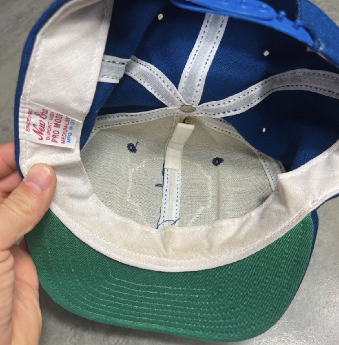 New Era Vintage Warner Bros New Era Pro Model Cap Made in USA M/L Size ONE SIZE - 8 Thumbnail