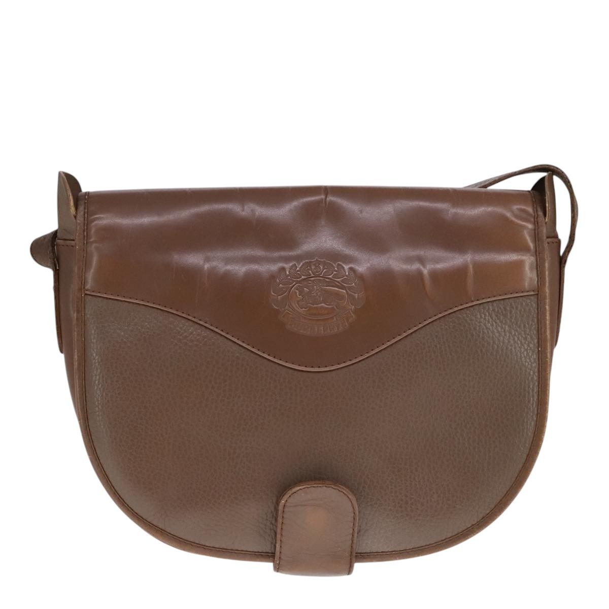 Burberry Nova Check Brown Leather Shoulder Bag (Pre-Owned) Size ONE SIZE - 1 Thumbnail