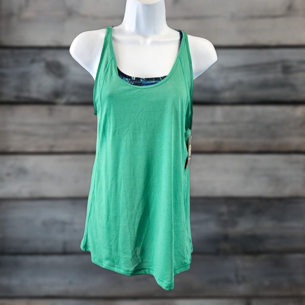 Champion Champion Women's Tank Top S Green Scoop Neck Sleeveless Pullover Activewear Womens Small Size S / US 4 / IT 40 - 1 Thumbnail
