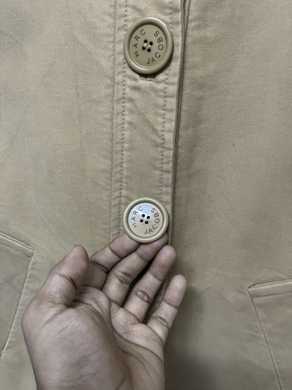 Marc Jacobs 2000s MARC JACOBS BUTTON CLOSURE TRENCH COAT Size M / US 6-8 / IT 42-44 - 7 Thumbnail